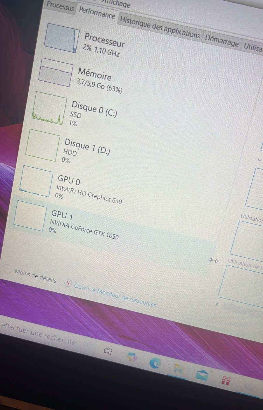 PC portable Asus FX503V i5 7th – Nvidia GTX 1050 – Très bon état