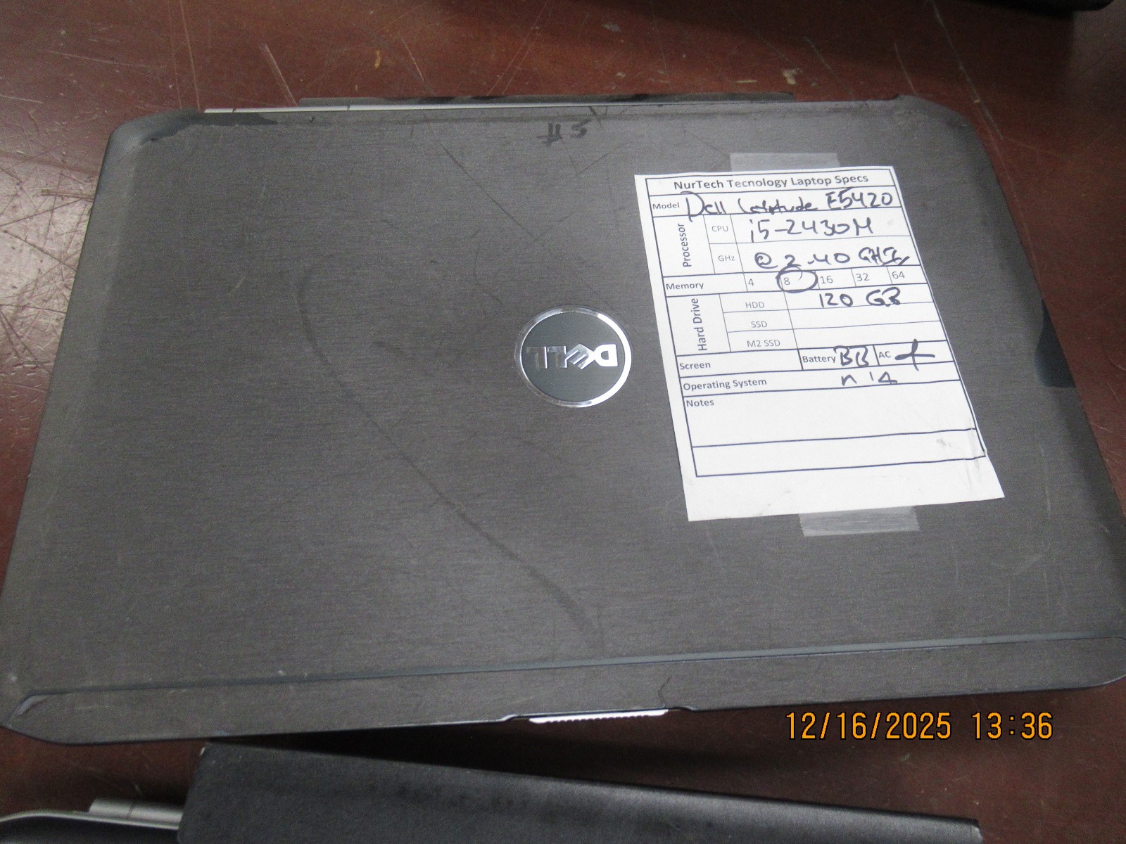 Lot of 2 Dell Latitude E5420 14″ i5-2430M 2.40GHz 8GB 120GB Laptop +AC [BadBttry