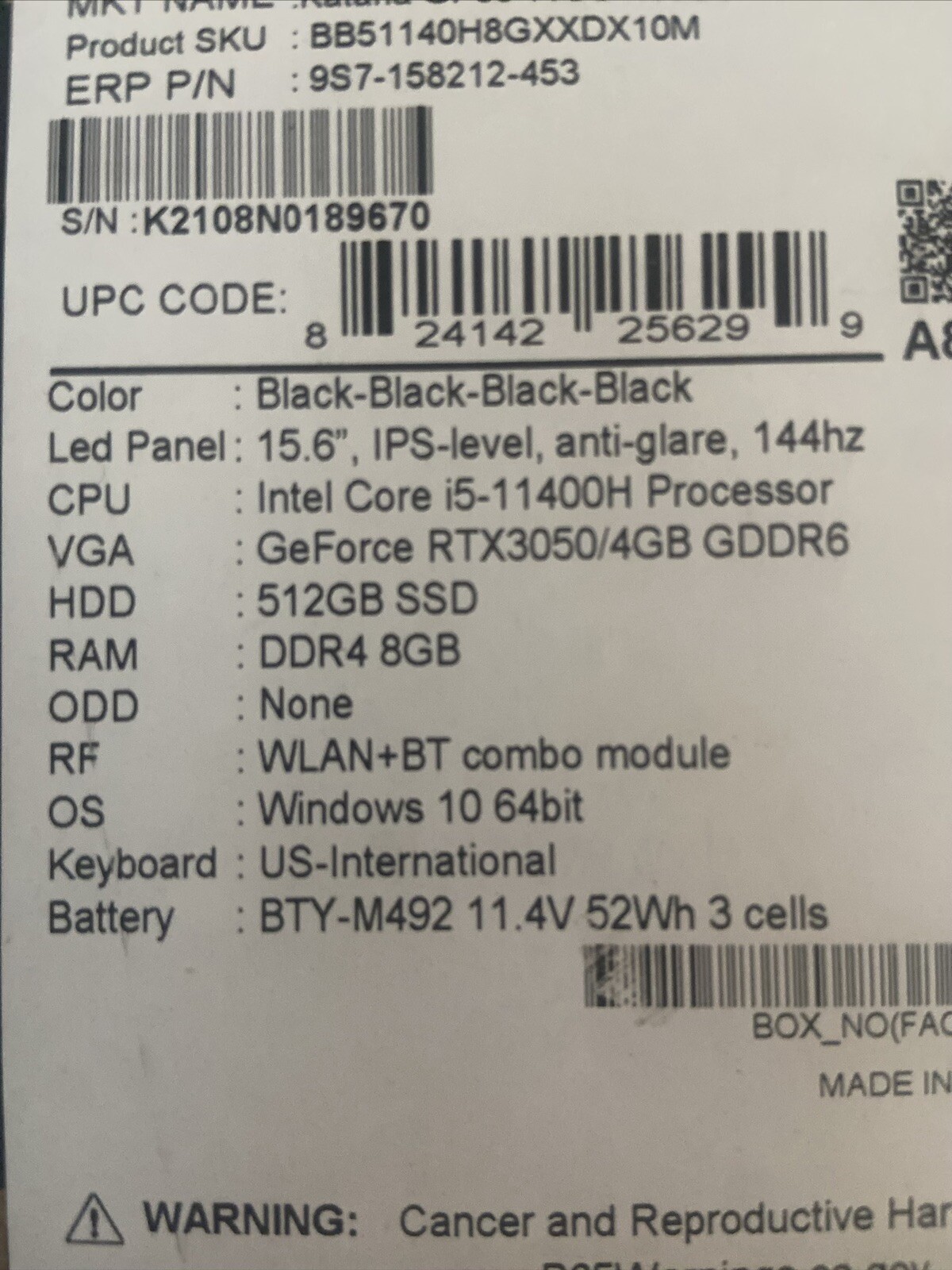 used msi gaming laptop