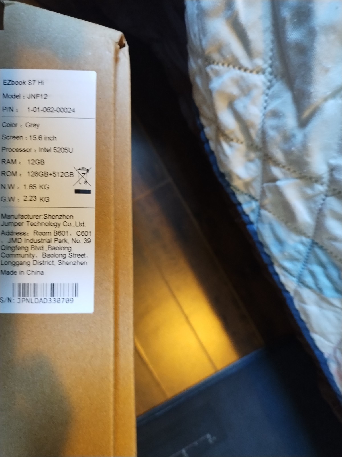 Jumper Laptop 12GB RAM 640GB ROM 5305U CPU Windows 11 Computer Free Office 365