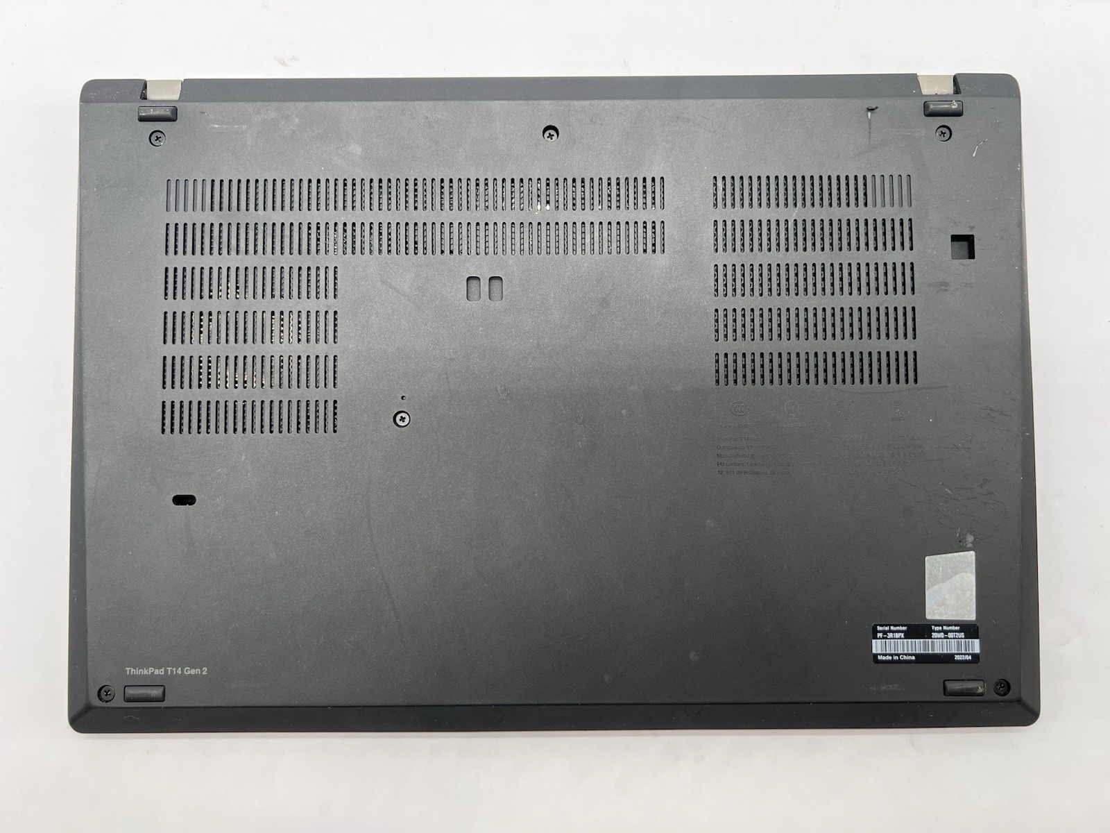 Lenovo ThinkPad T14 Gen 2i, i5-1135G7, @ 2.40GHz, 16GB RAM-No HDD/OS/Charger