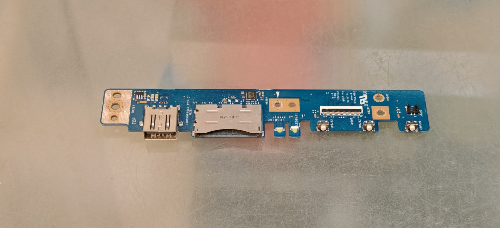 ASUS TP510 USB SD LED CARD VOLUME POWER ON POWER TP510UQ_IO BD REV. 2.0