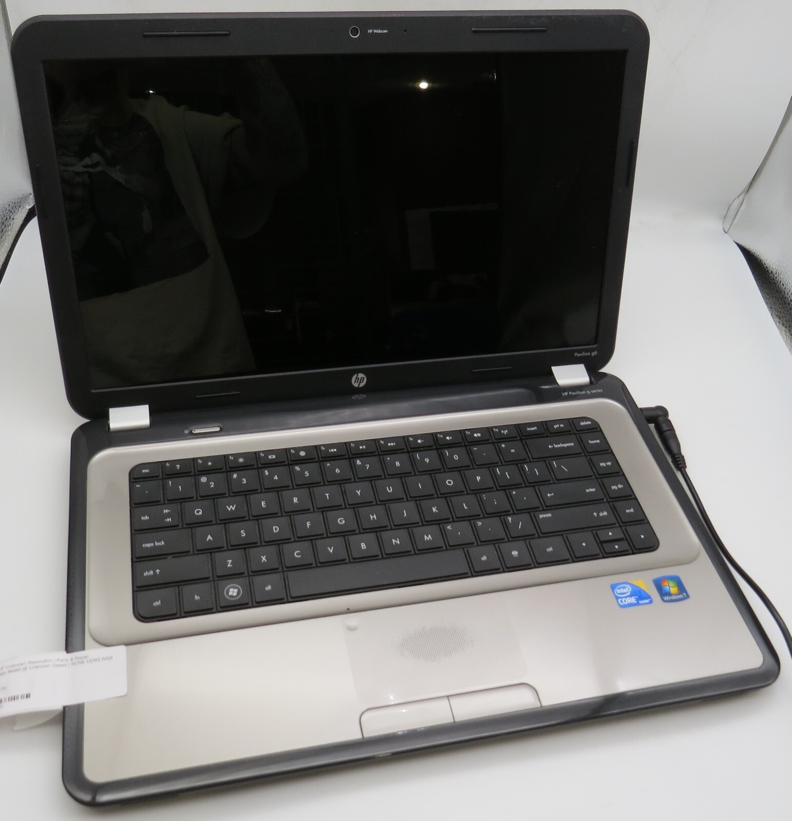 HP Pavilion G6-15.6″ display *PARTS&REPAIR*- NO PWR-NO OS
