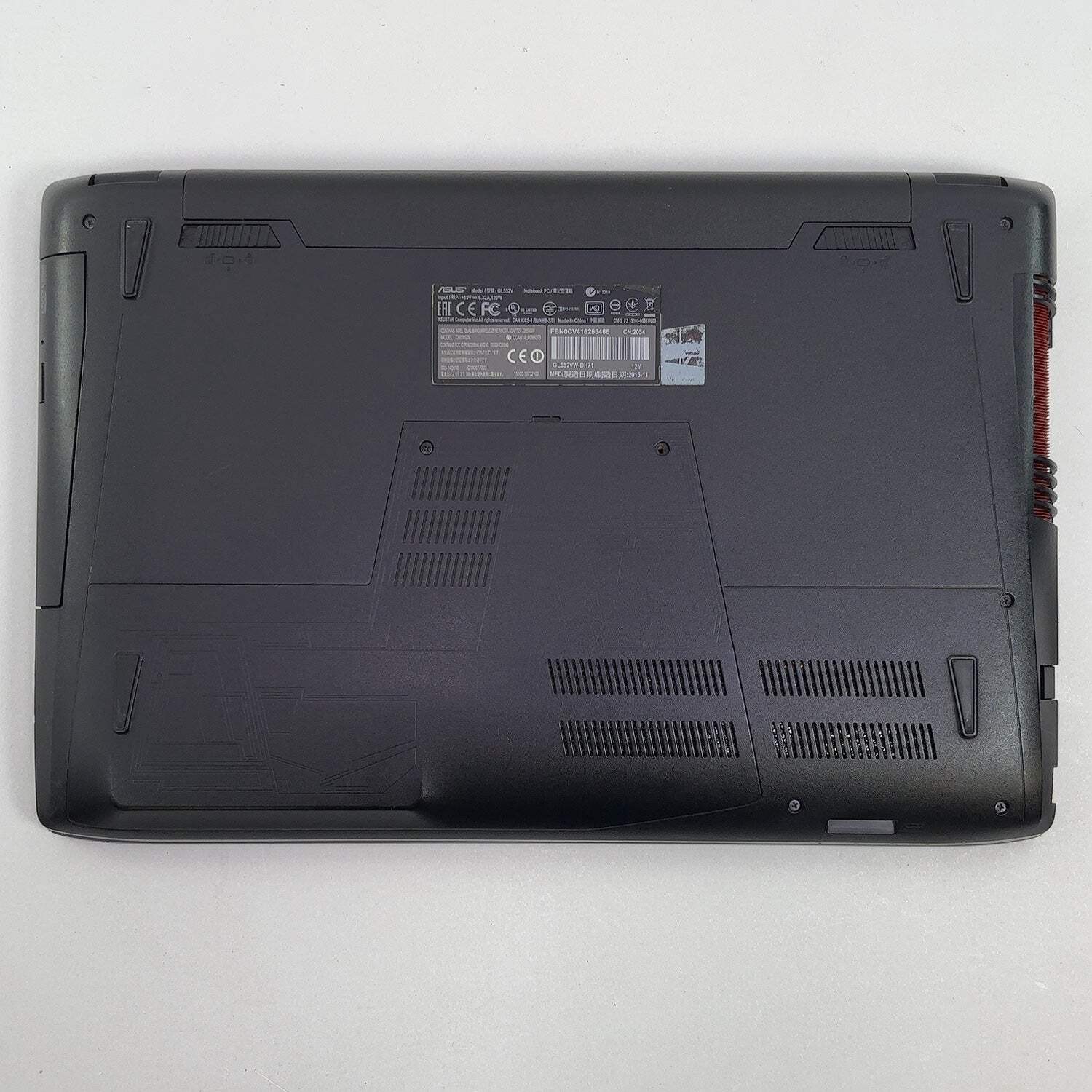 Broken Asus ROG GL552V i7-6700HQ 2.6GHz 16GB RAM 500GB SSD GeForce GTX 960M READ
