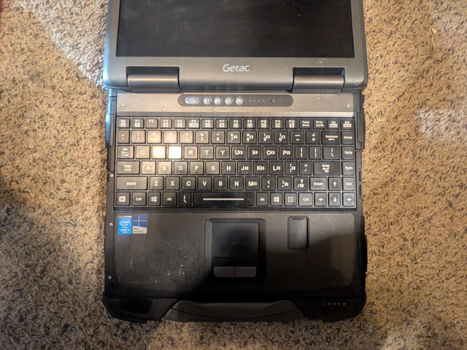 Getac B300 Rugged Laptop i5-4300M 2.6GHz 8GB RAM No HDD Boots to BIOS w/battery