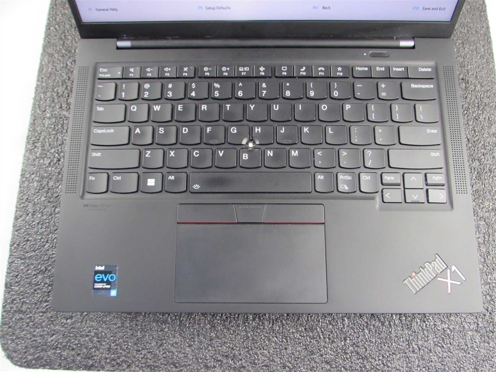 LENOVO THINKPAD X1 CARBON (9TH GEN) CORE I7-1185G7 NO SSD 16GB RAM NO O.S