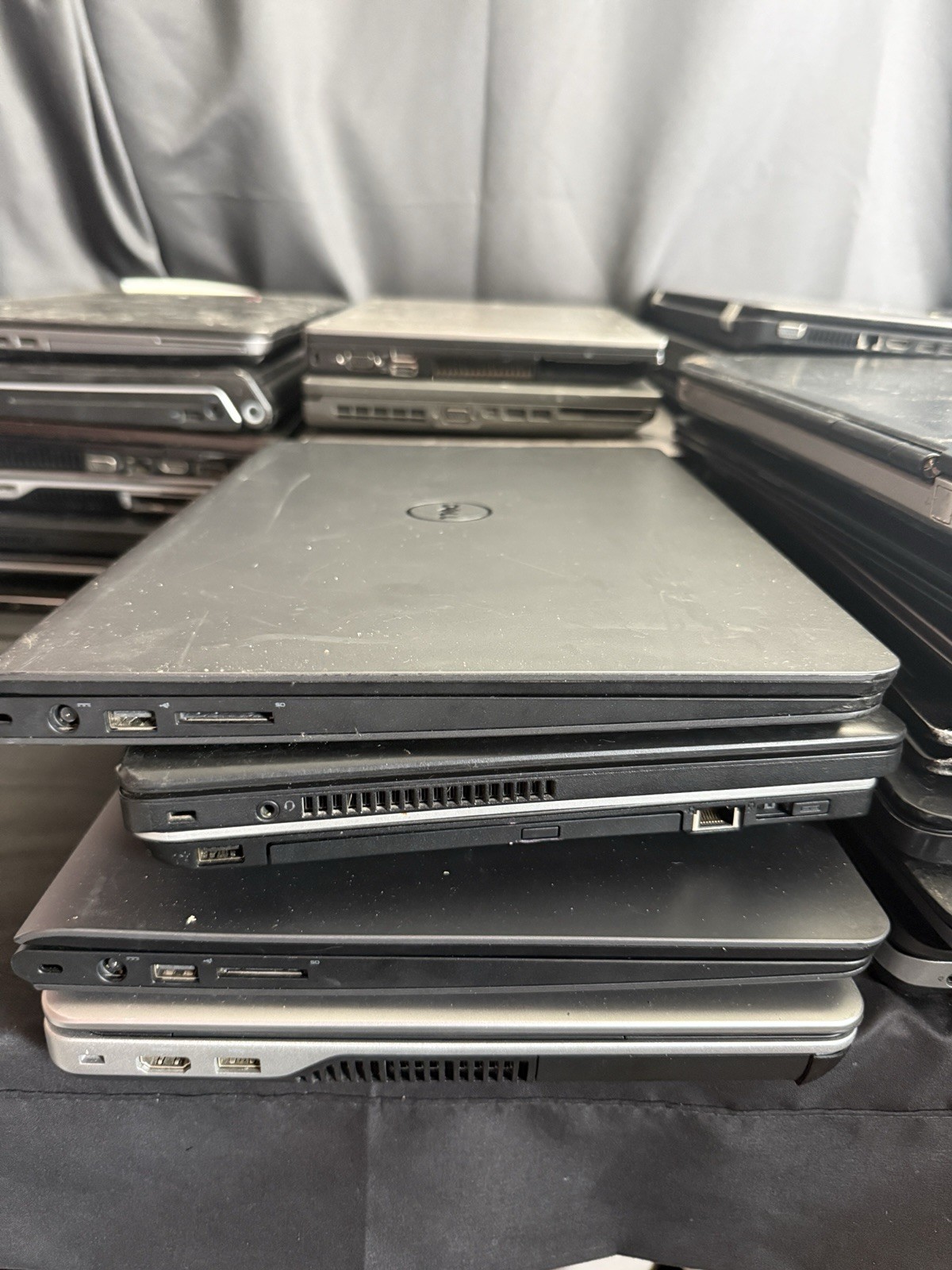 Lot of 48 Laptops Dell HP Lenovo ASUS i3 i5 i7 Tested to BIOS Parts/Repair