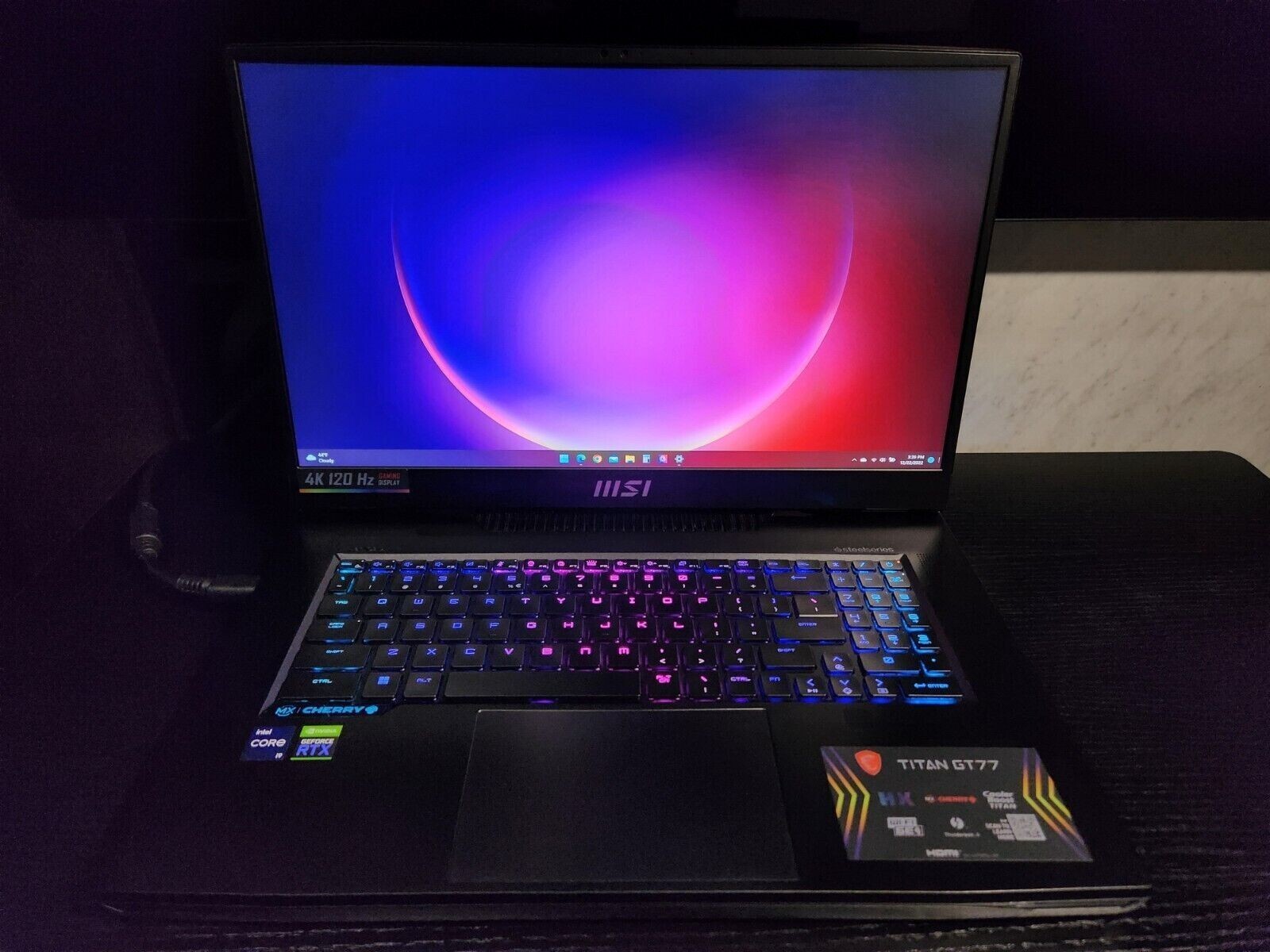 EXTREMELY POWERFUL LAPTOP! MSI TITAN GT77 12UHS, 12900HX, 3080Ti, 128GB RAM, 4TB
