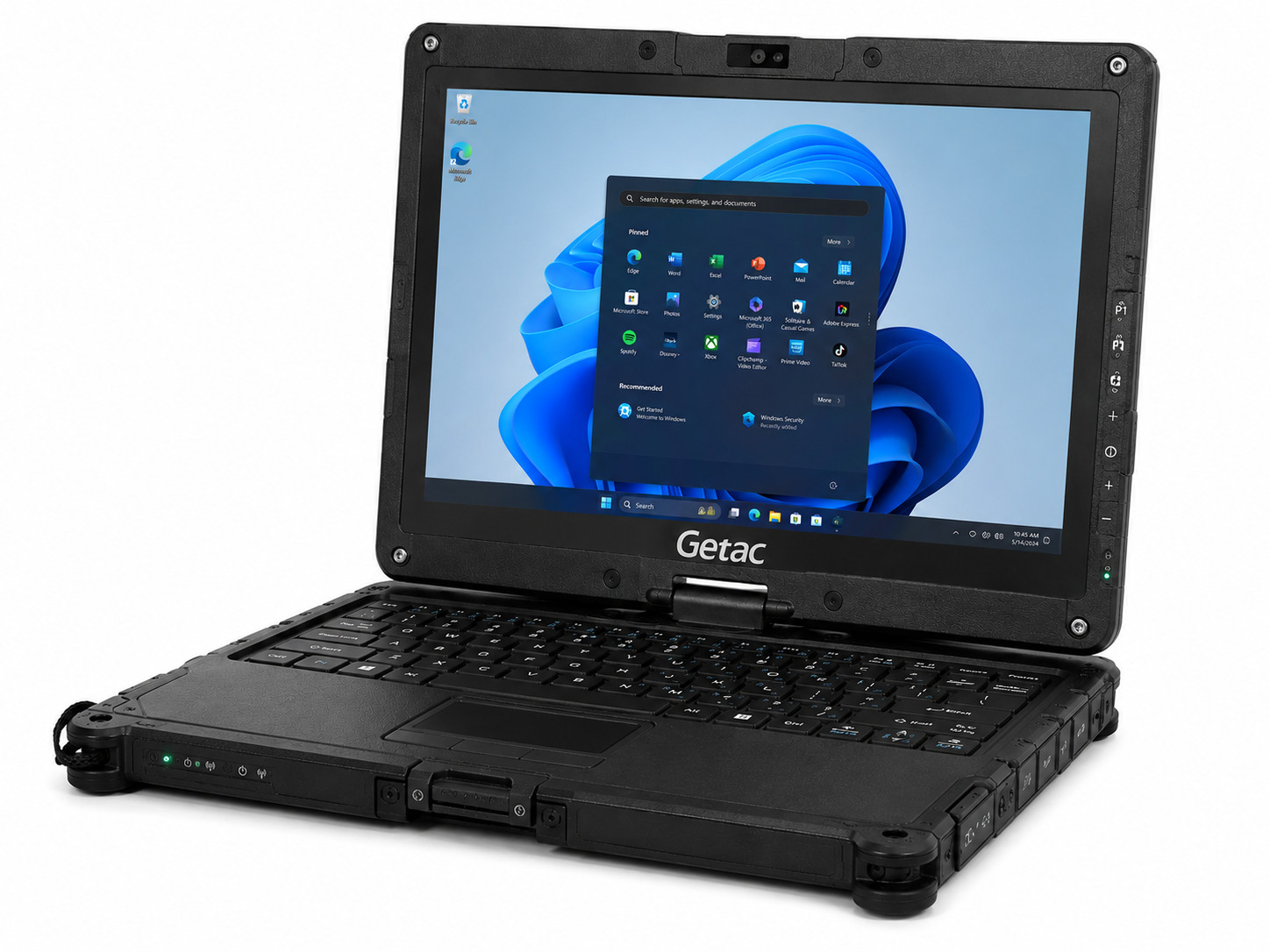 Getac V110 G5 Rugged Laptop Tablet i7-8665U 16GB RAM 256GB SSD LTE 4G Win11 Pro