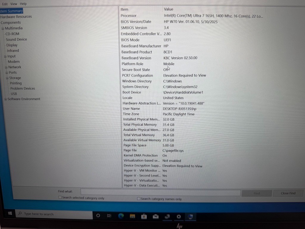 HP ZBook Firefly G11 16″ Ultra 7 165H Ultra 7 32GB 1TB