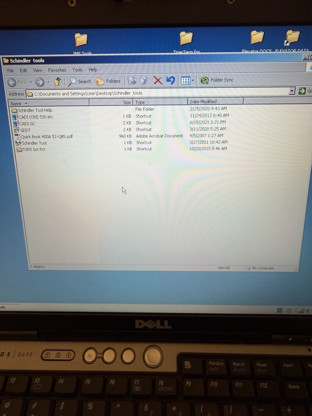 Dell Latitude D630 Elevator Diagnostic Laptop Multi-OEM Legacy Service System