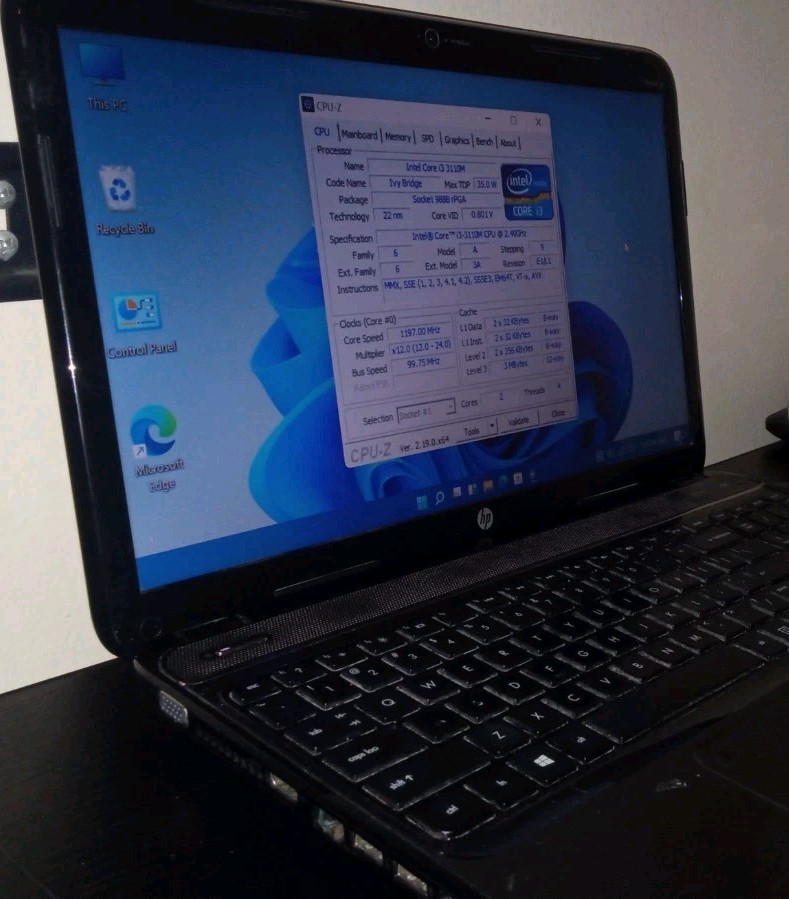 HP Pavilion G7 Laptop 17″, I3-3110M 6GB RAM 750GB HDD, Windows 11 Pro Optimized