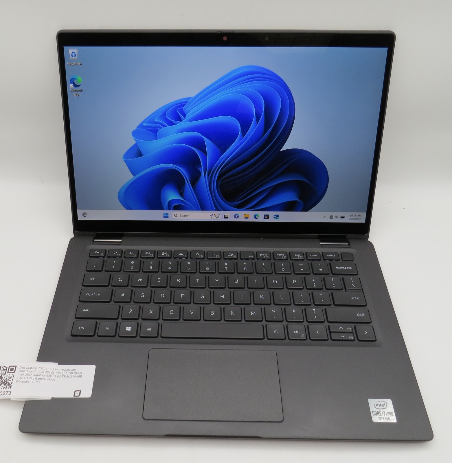 Dell Latitude 7310 | i7-10610U @ 1.8GHz | 16GB / 1TB m2 | 13.3 touch | Win 11