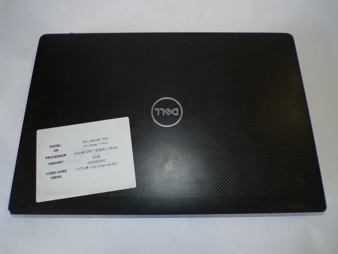 Dell Latitude 7400 14″ Core i5-8365U 1.60GHz 8GB 256GB SSD W11 Laptop (Z3145)