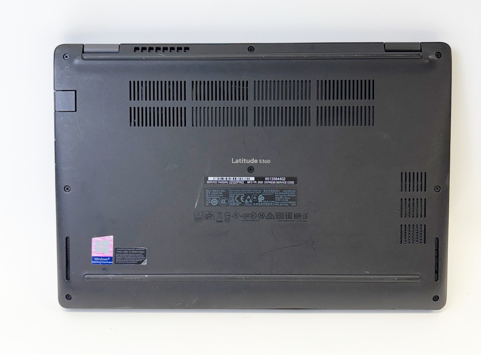 Dell Latitude 5300 13.3″ Laptop i7-8665U 1.90GHz 8GB RAM No SSD/OS