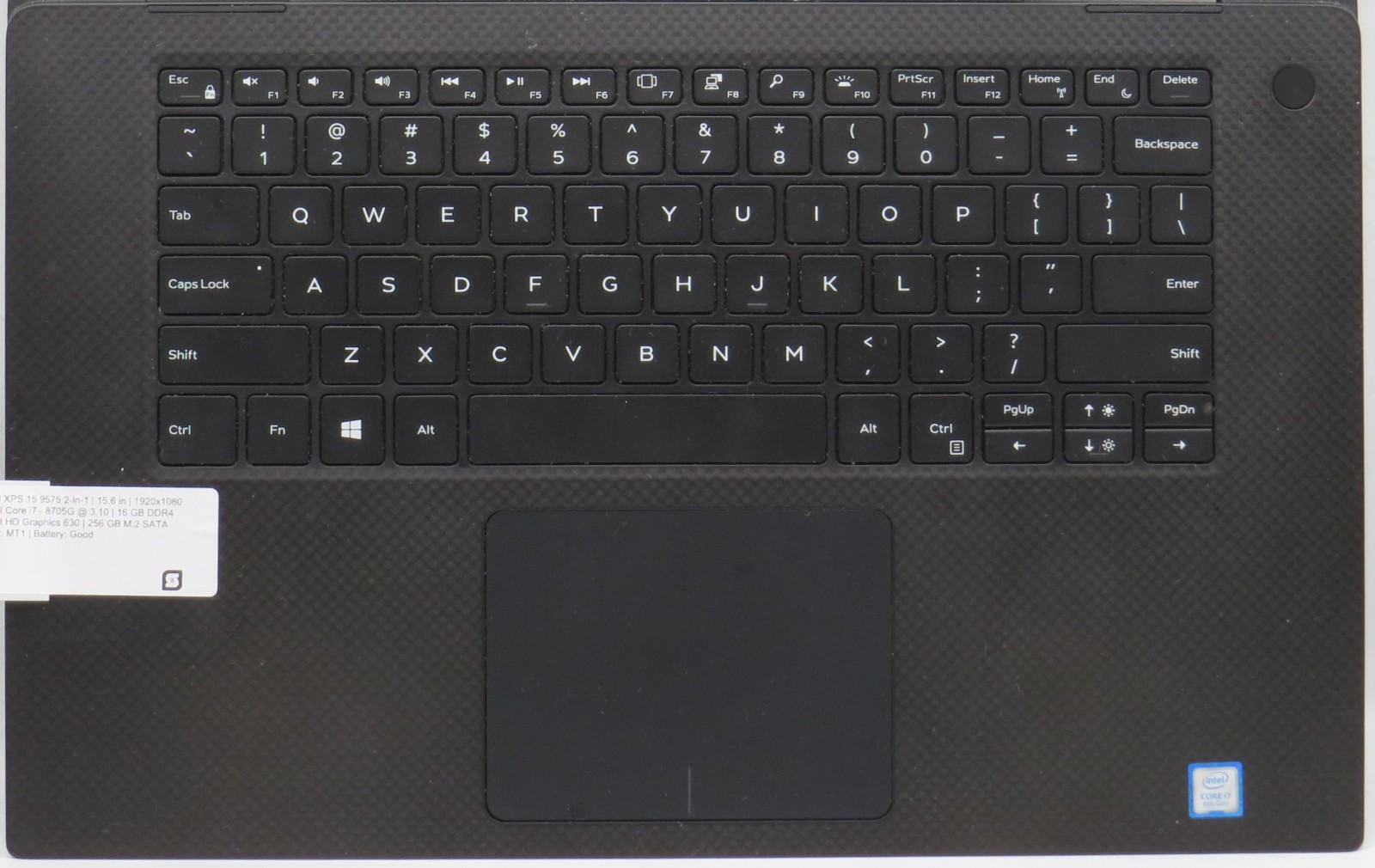 Dell XPS 15 9575 Touch 2in1 i7-8705G 16GB RAM 256GB SSD Radeon No OS *READ
