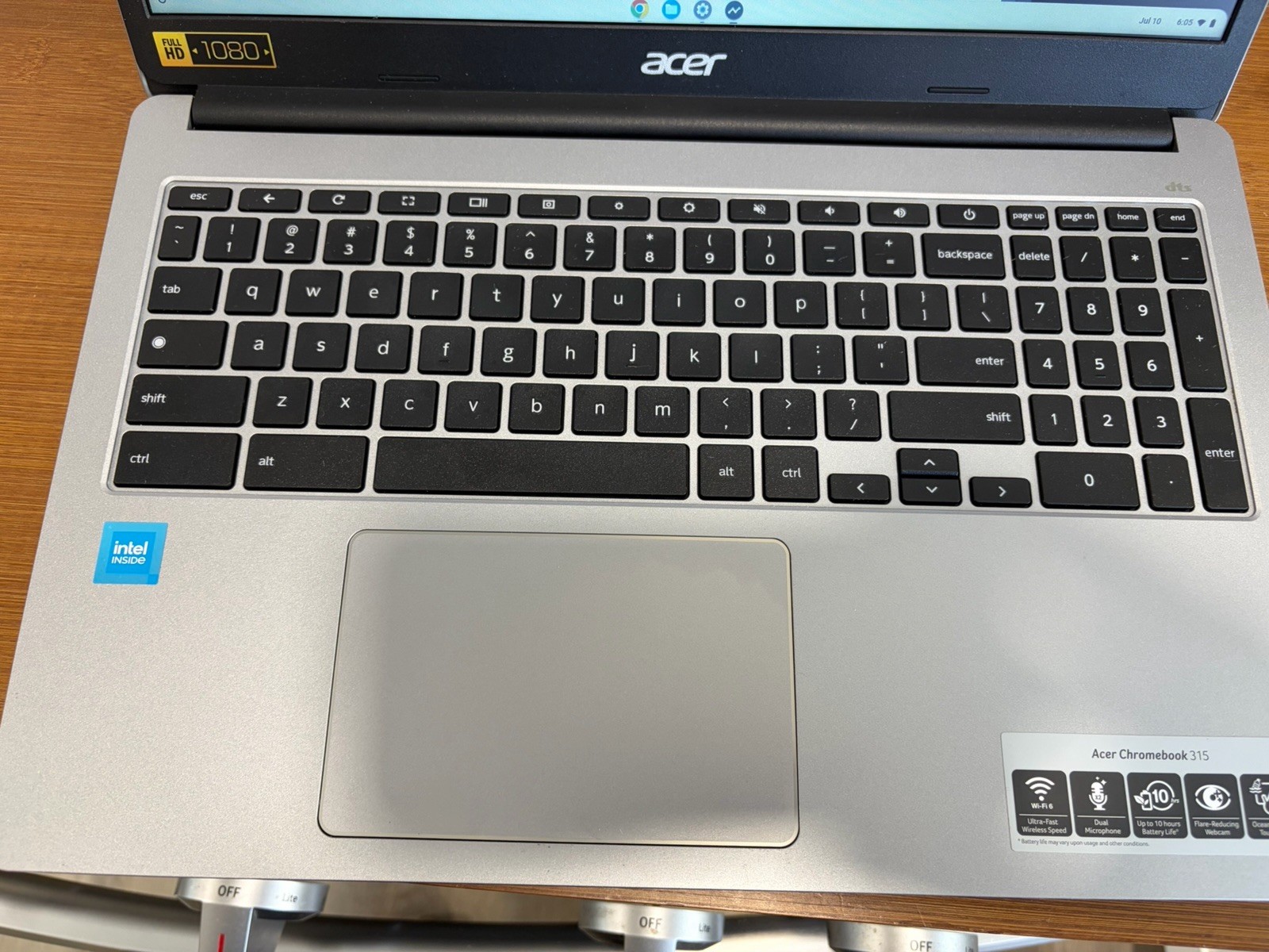 Acer Chromebook 315 CB315-4H 15.6″ Celeron N4500 1.1GHz 4GB RAM W/ Charger