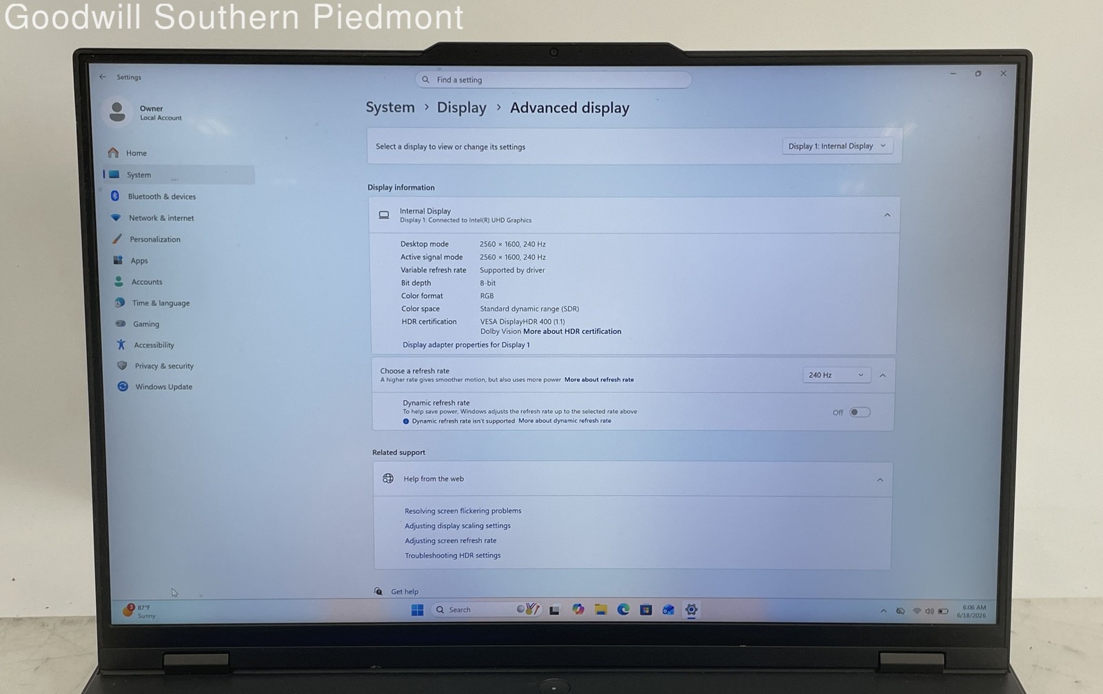 Lenovo Legion Pro 7-16IRX8H 240Hz Intel i9-13900HX 32GB RAM 2TB SSD RTX 4080