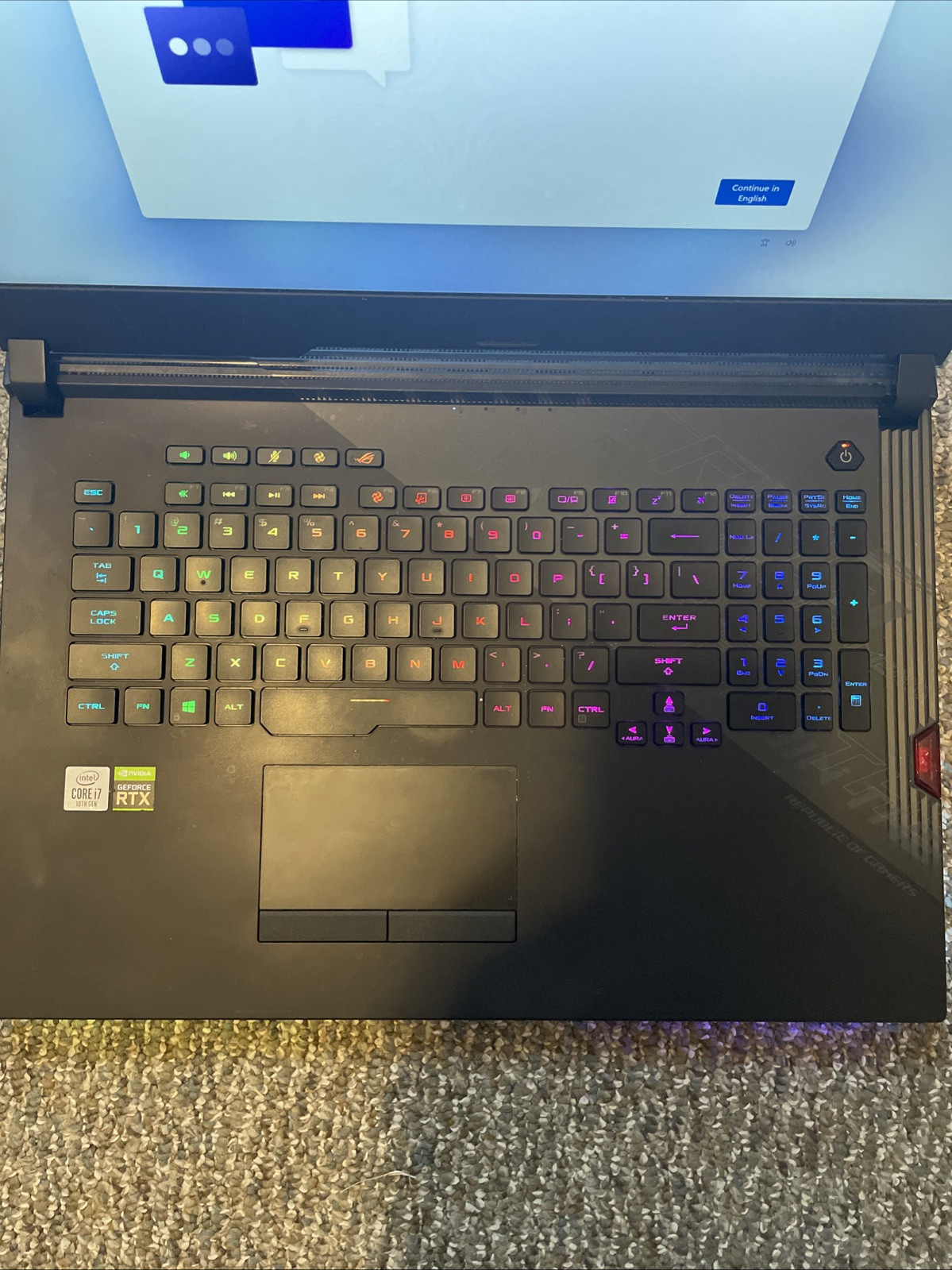 ASUS ROG strix G732 Gaming Laptop 17.3” Display | 300hz Refresh Rate |