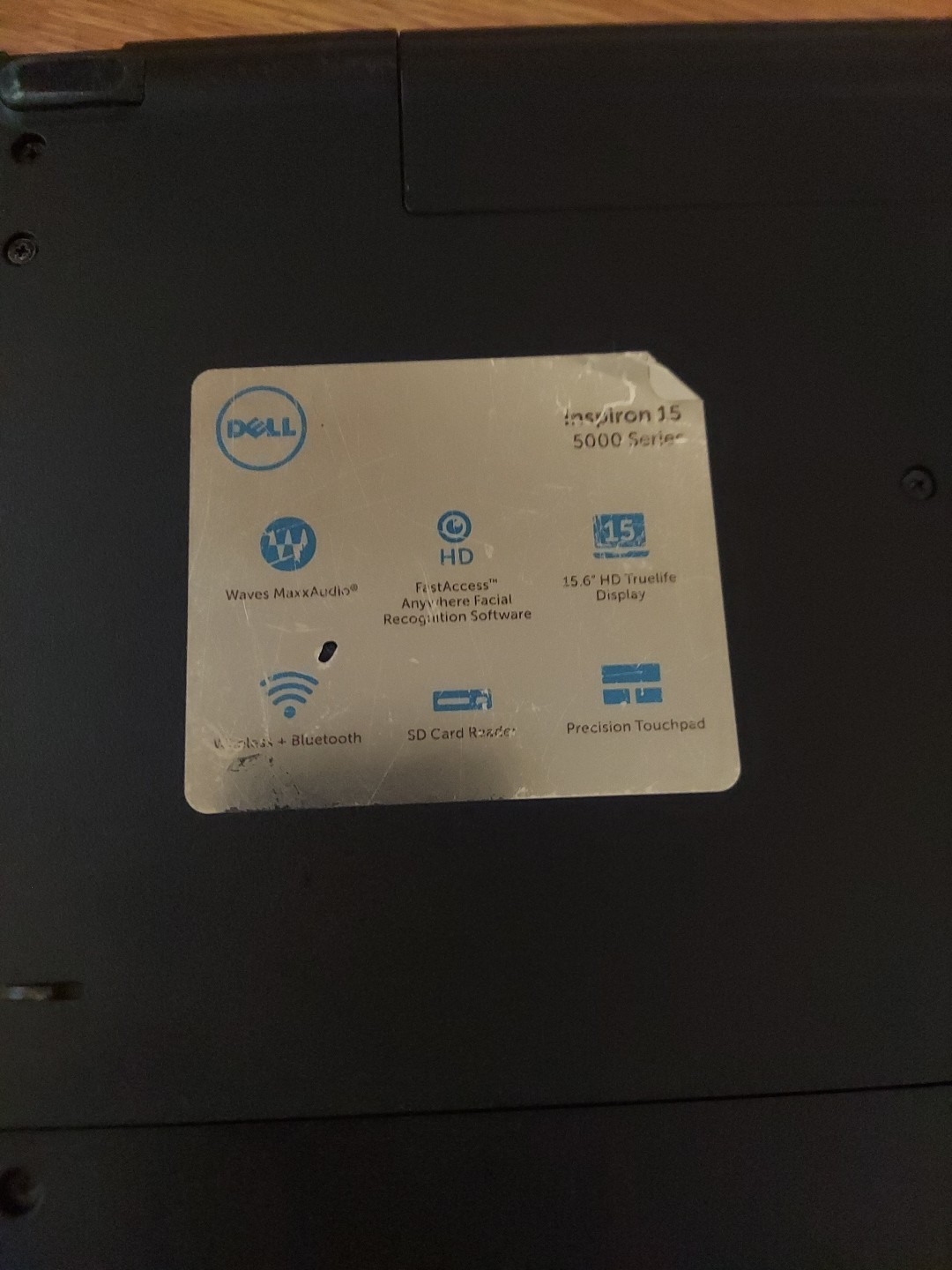 Dell Laptop P51F Inspiron 15 5000 Series 15″ Silver Not Working, For Parts
