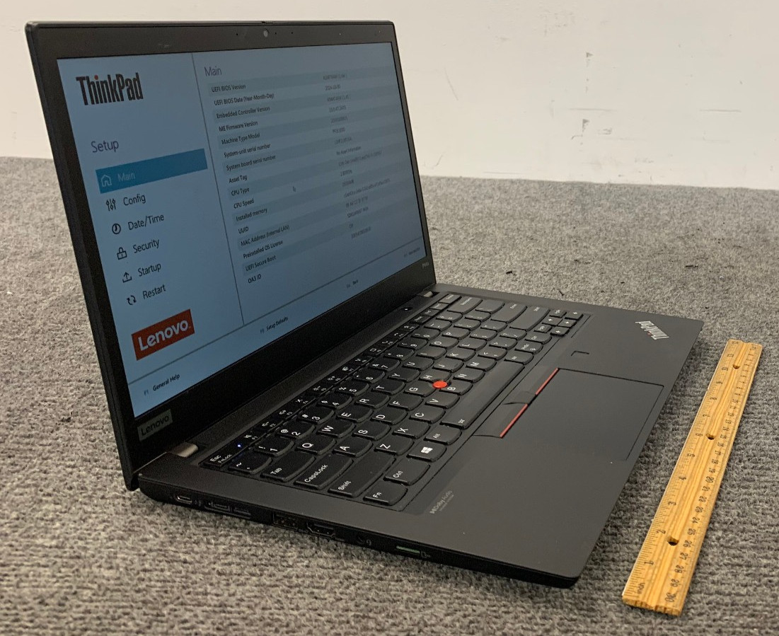 Lenovo ThinkPad P14s Gen 2i 14″ i7-1165G7 16GB RAM, No Storage, Remote Managed