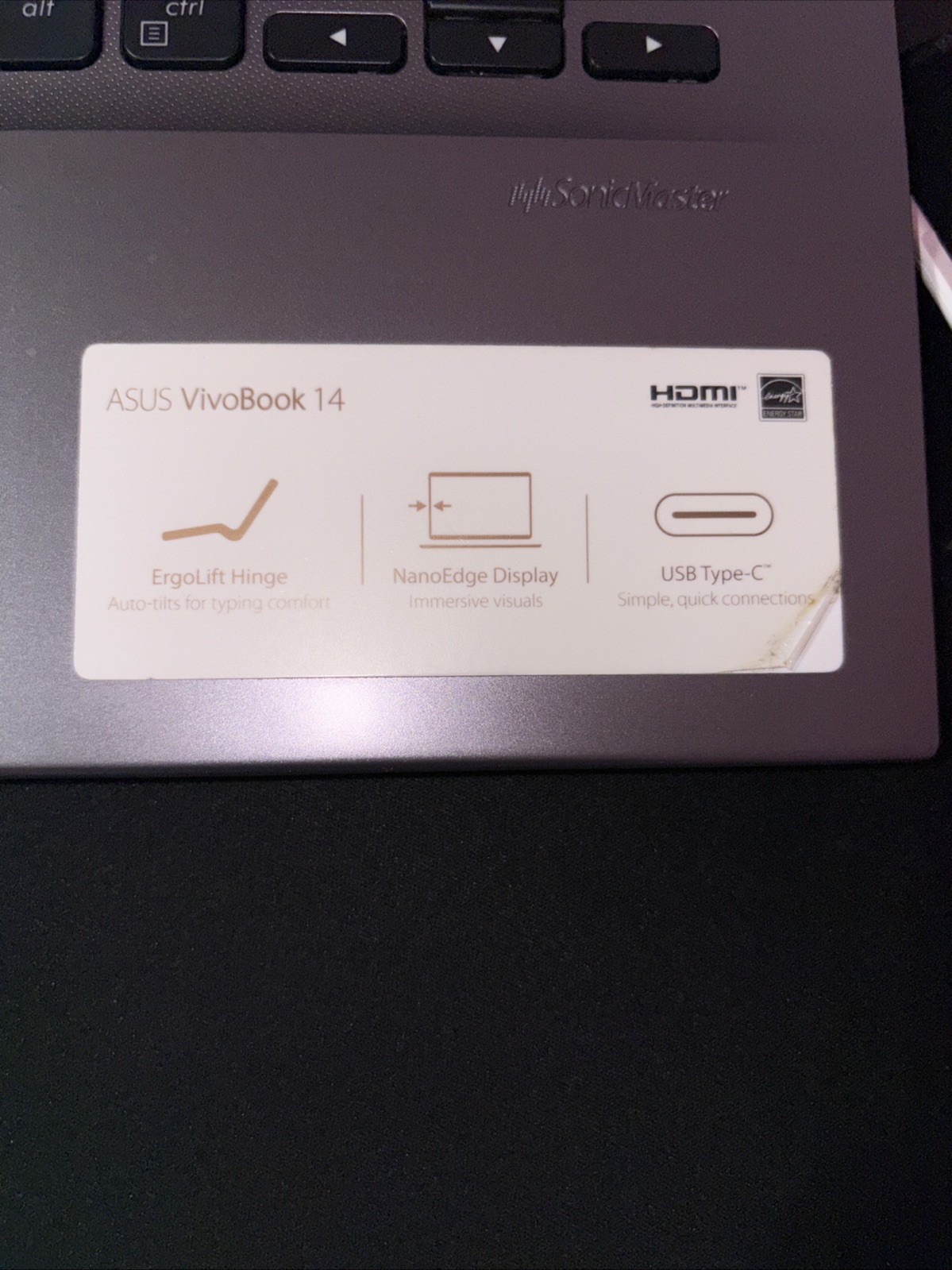 ASUS VivoBook 14 Laptop AMD Ryzen 3, 8GB Ram, 237GB