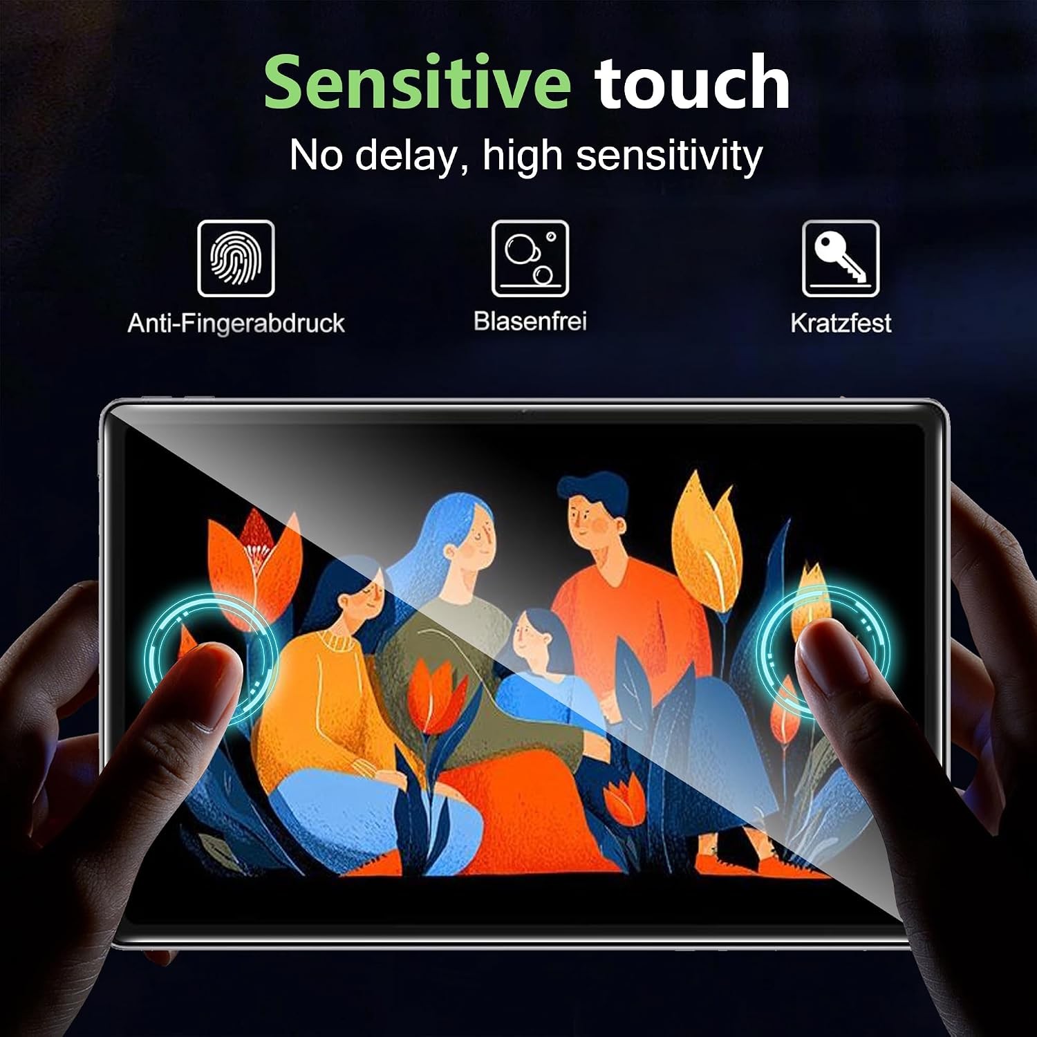Tempered Glass Screen Protector, Anti-Scratch, for Lenovo Idea Pad Plus 12.1 inc