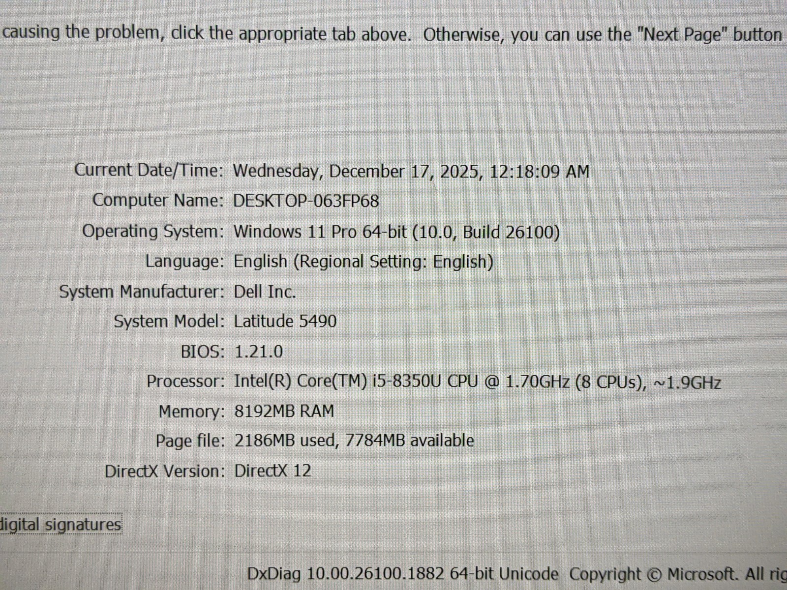 Dell Latitude 5490 14″ FHD Intel Core i5-8365U 1.6GHz 8GB 256GB SSD Win11Pro +PA
