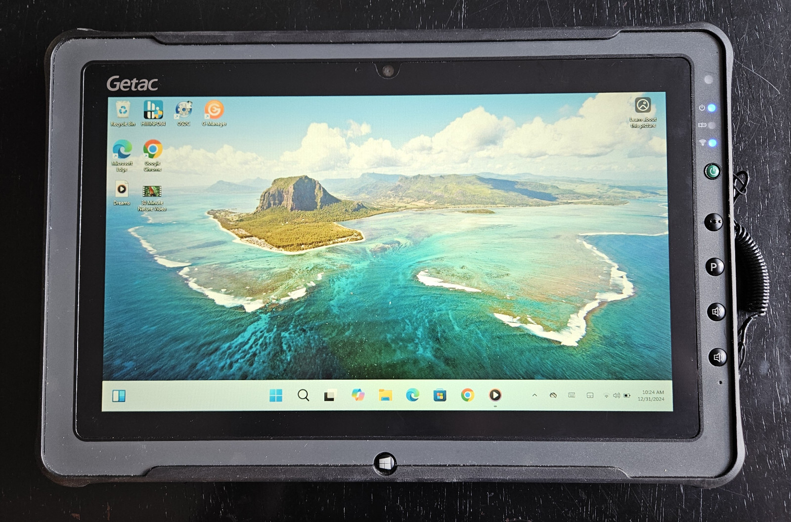 Getac F110 G4 Rugged Tablet i5-7200U 2.50GHz 128GB SSD 8GB