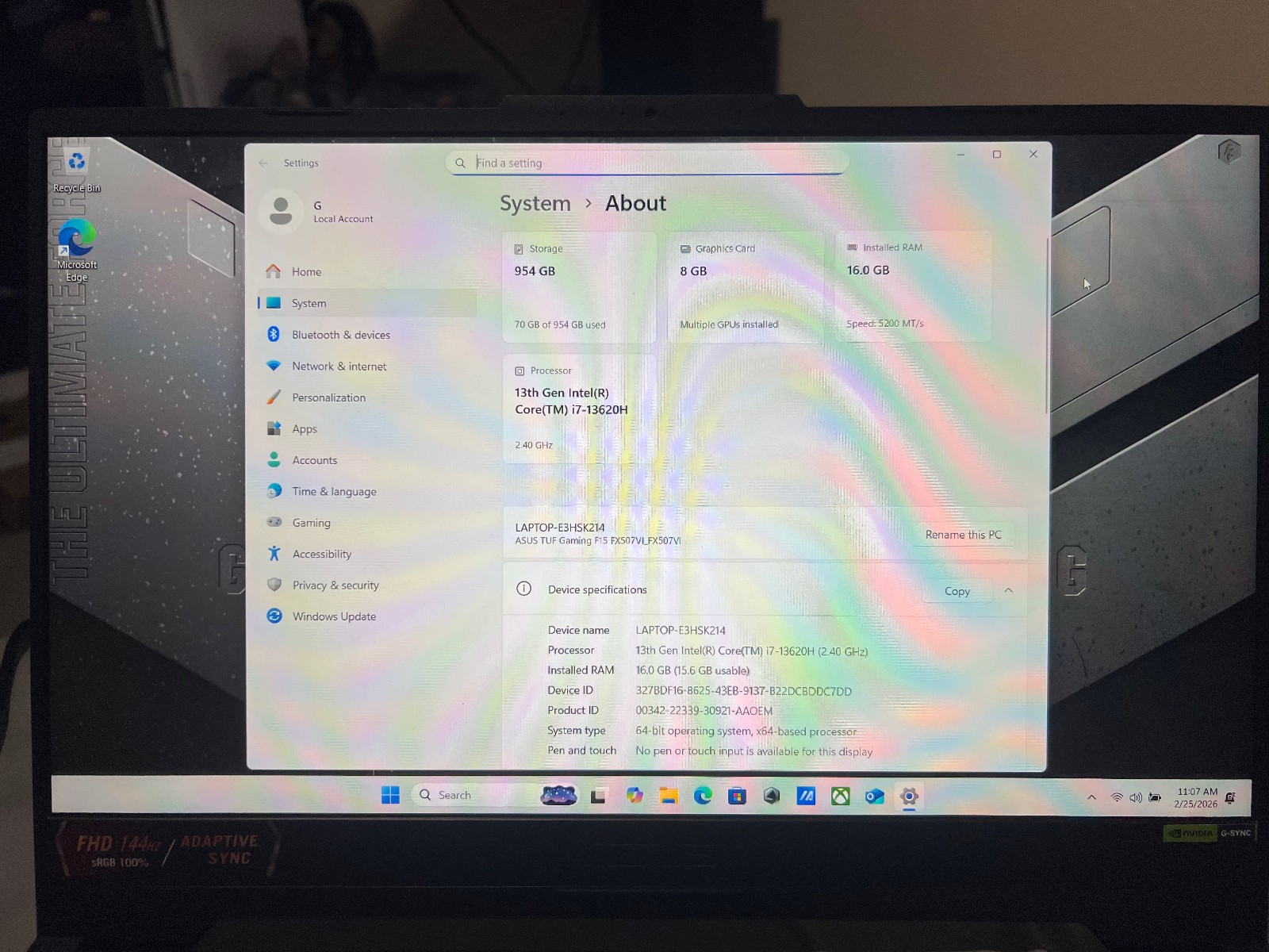 ASUS – TUF 15.6″ Gaming Laptop RTX 4070 Intel i7-13620H
