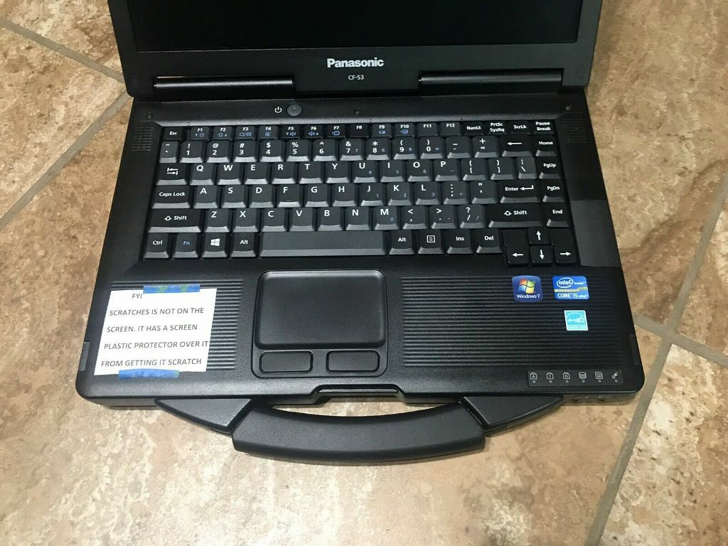 PANASONIC CF-53 MK2 TOUCHSCREEN🔹i5-3320M@2.60GHz✔️8GB✔️256SSD✔️WIN7PRO64BIT