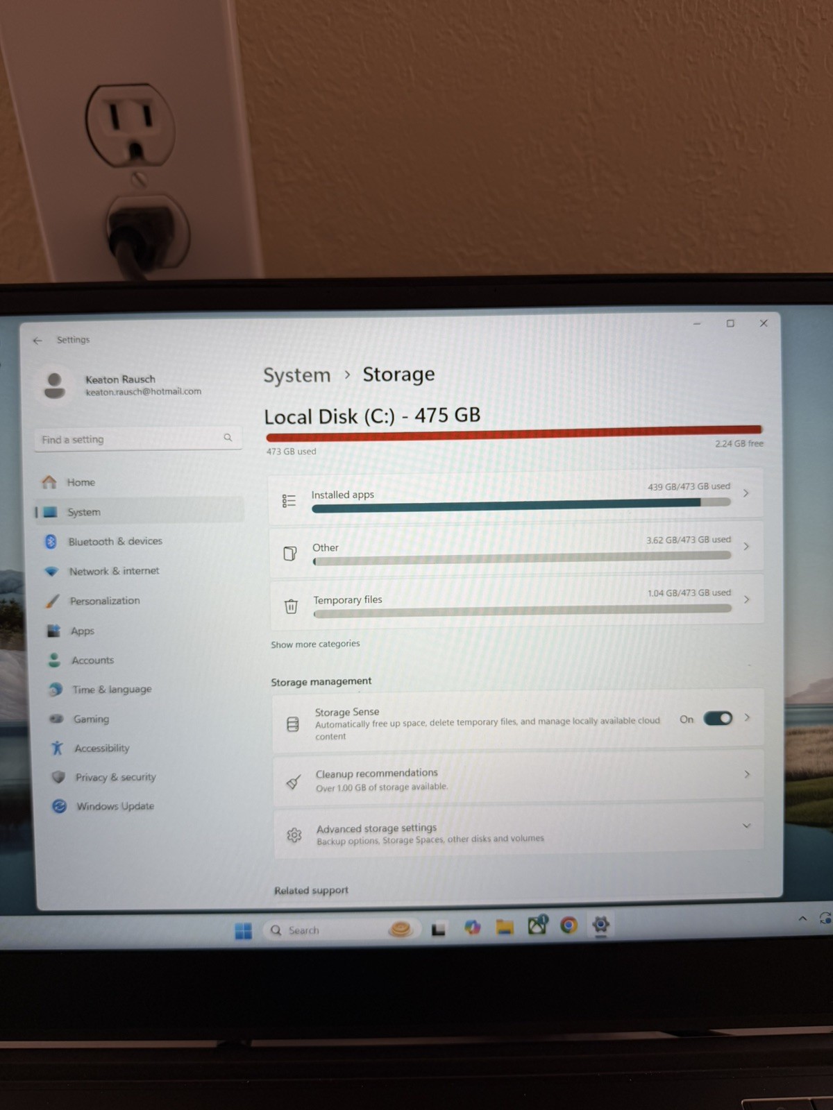 Gateway GGNC51518-BK Gaming laptop Intel i5-11400H 16GB RAM RTX 3050 512 GM NVMe