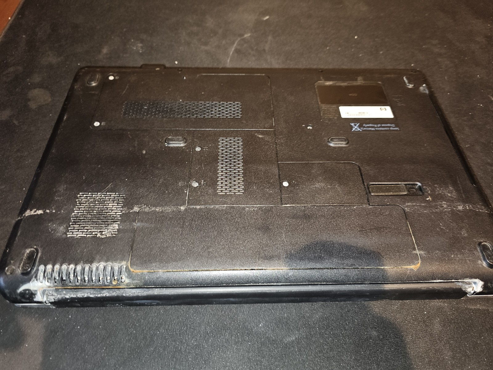 HP G60 15.6″ Windows 10 Laptop AMD Turion 64 X2 2GB RAM NOT WOKRING FOR PARTS