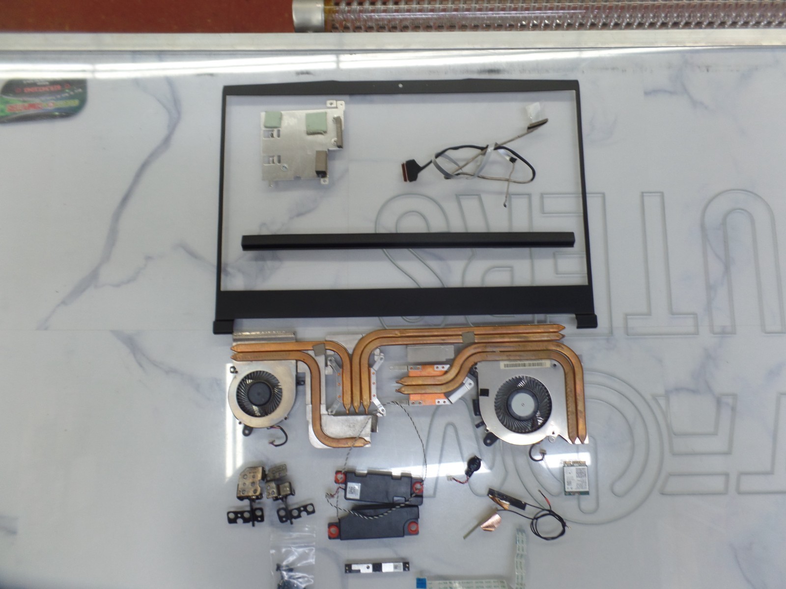 Genuine MSI MS-16W2 Individual Parts Fan/Heatsink/speakers/Camera/Hinges ETC