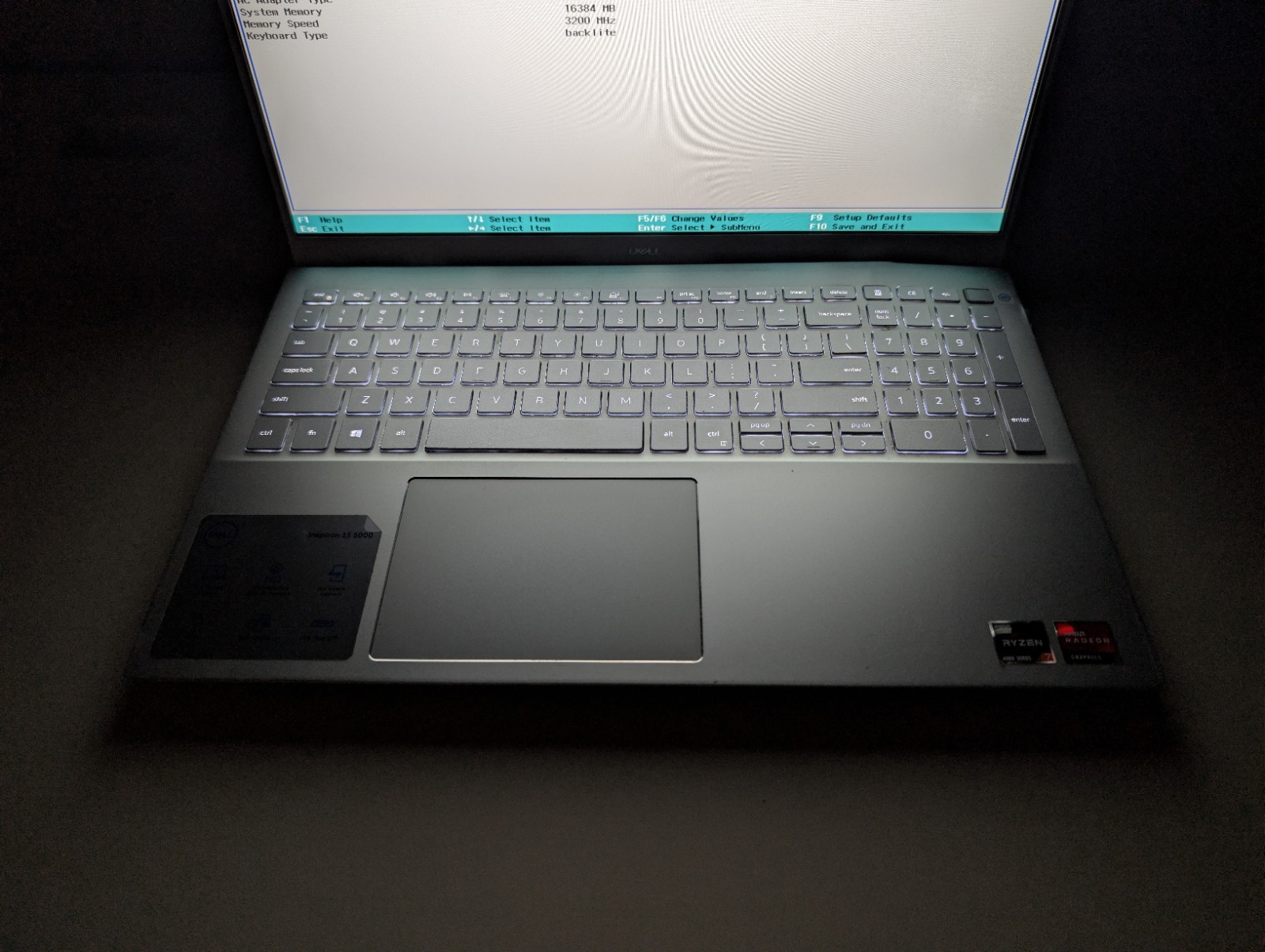 DELL INSPIRON 5505 | RYZEN 7 4700U 4GB RAM NO SSD | FHD Backlit FPS Batt Working