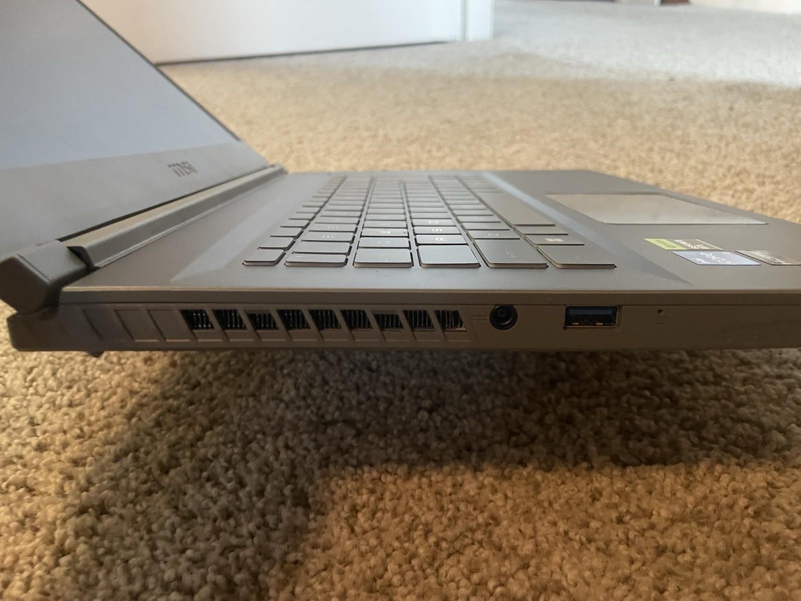 MSI Gaming Laptop- 15” NVIDIA GeForce RTX 4050, i5 12th gen, 16GB RAM 144hz