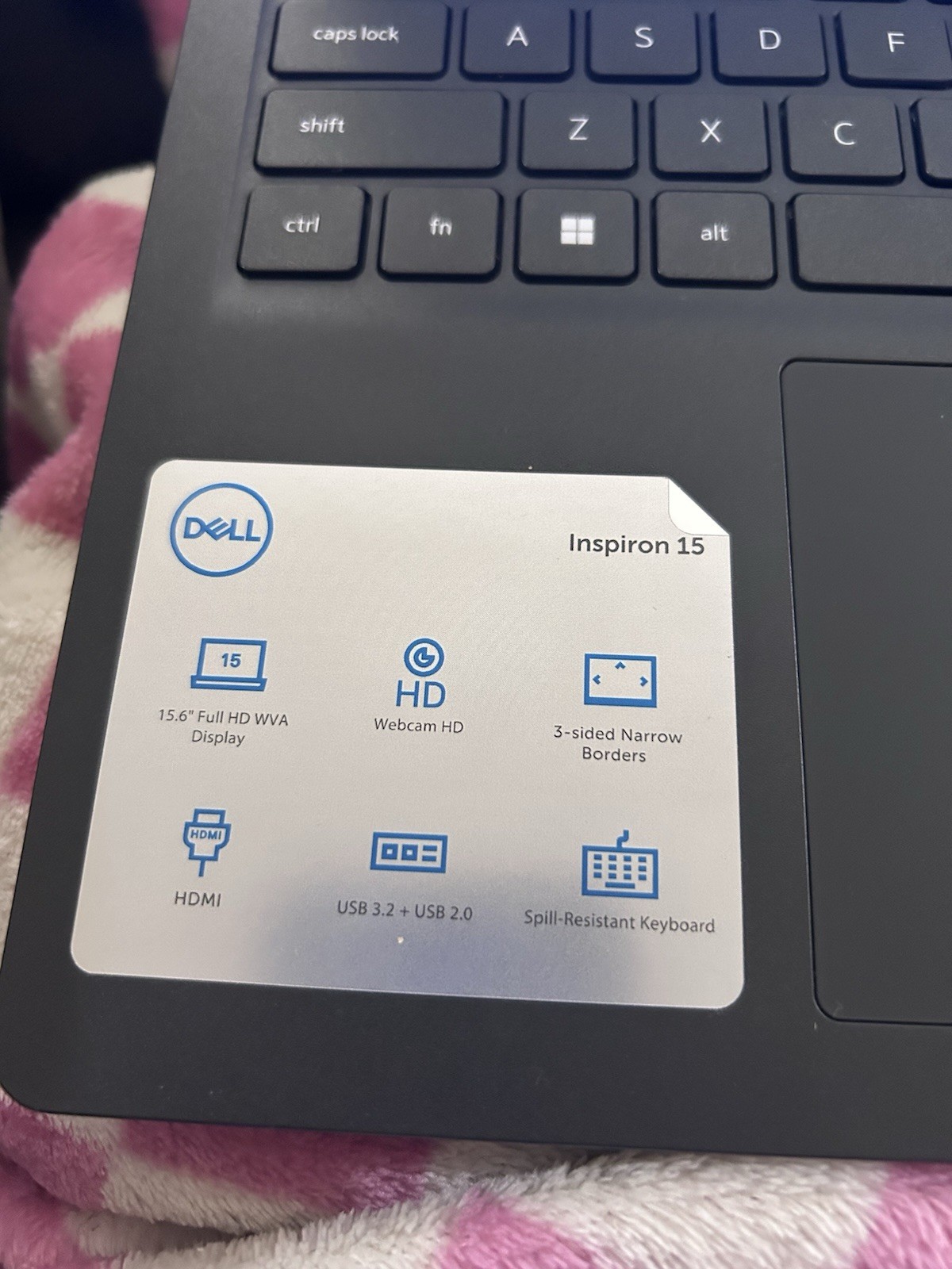 Dell Inspiron 15 3535 Laptop AMD Ryzen 7 7730U 16GB 512GB SSD 15.6″ FHD Touch