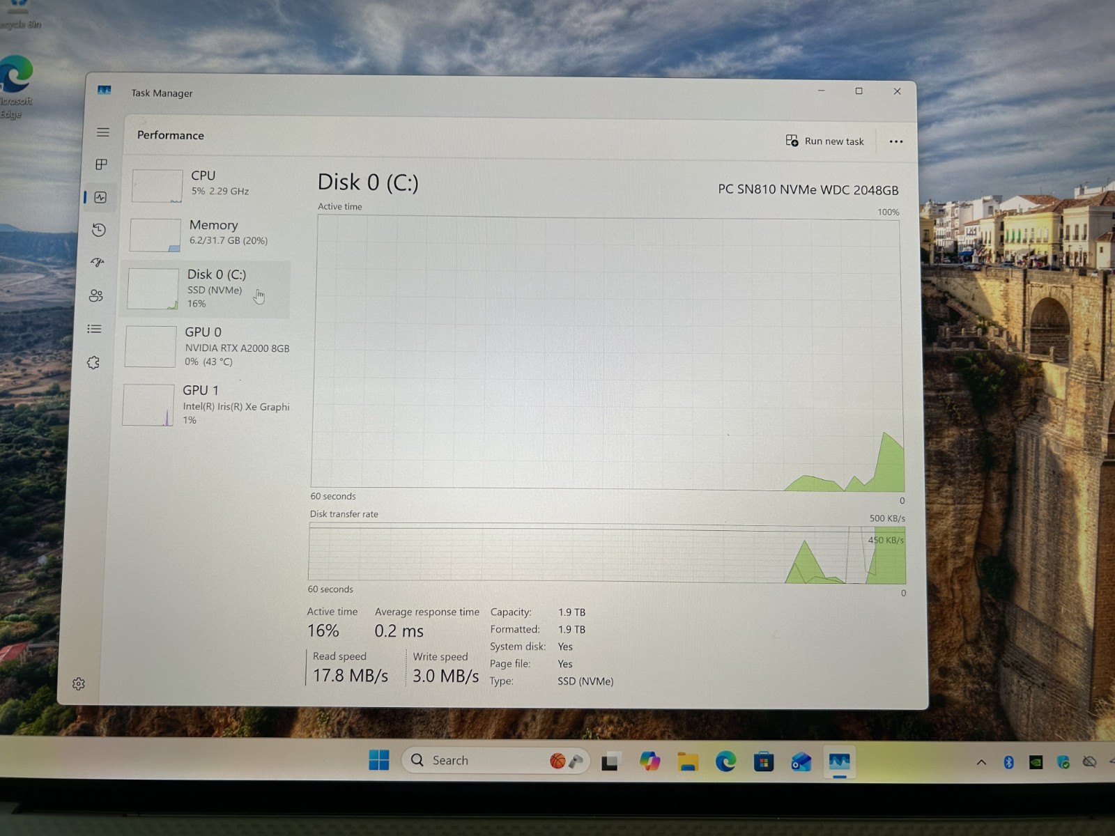 Dell Precision 5570 15.6″ TOUCHSCREEN Core i9-12900H 2 TB NVMe SSD 32GB RAM