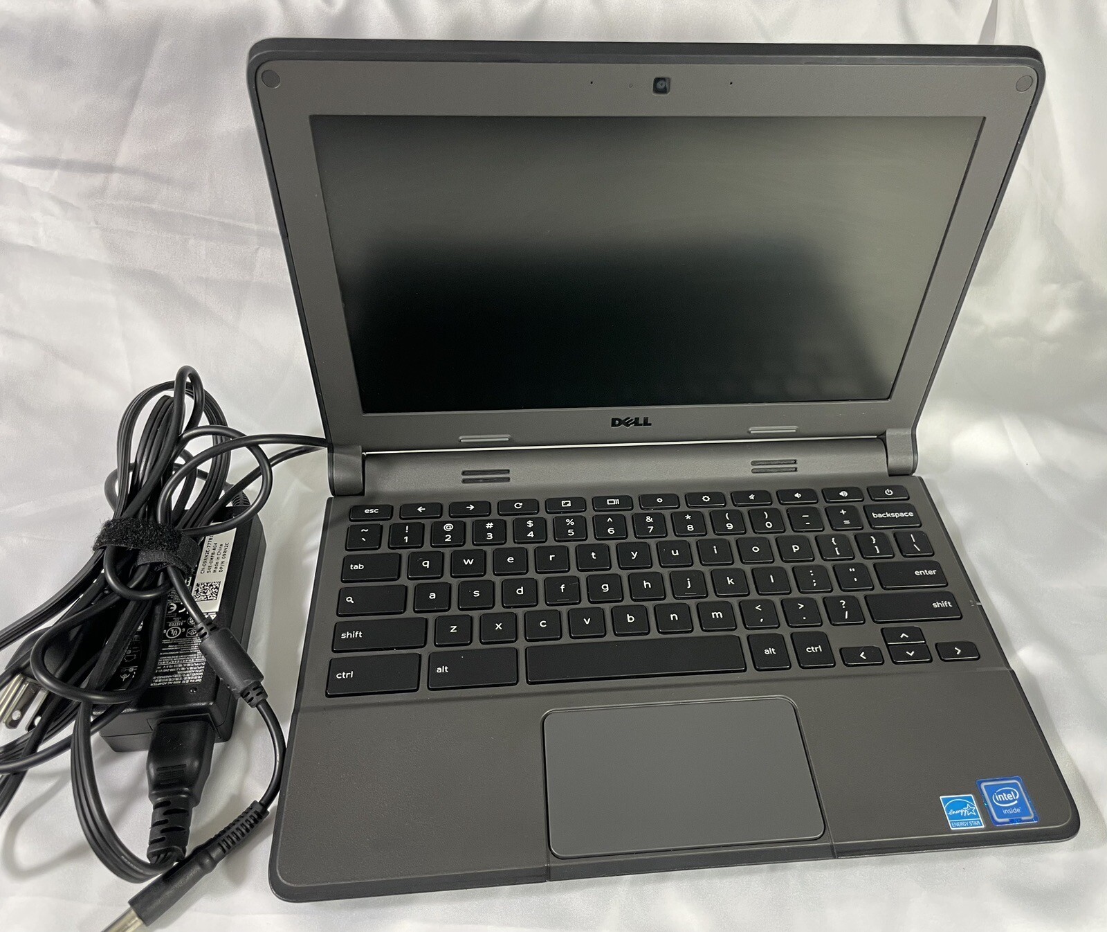 Dell Chromebook 11.6″ (16GB eMMC, Intel Celeron, 2.16 GHz, 4GB) Laptop -…