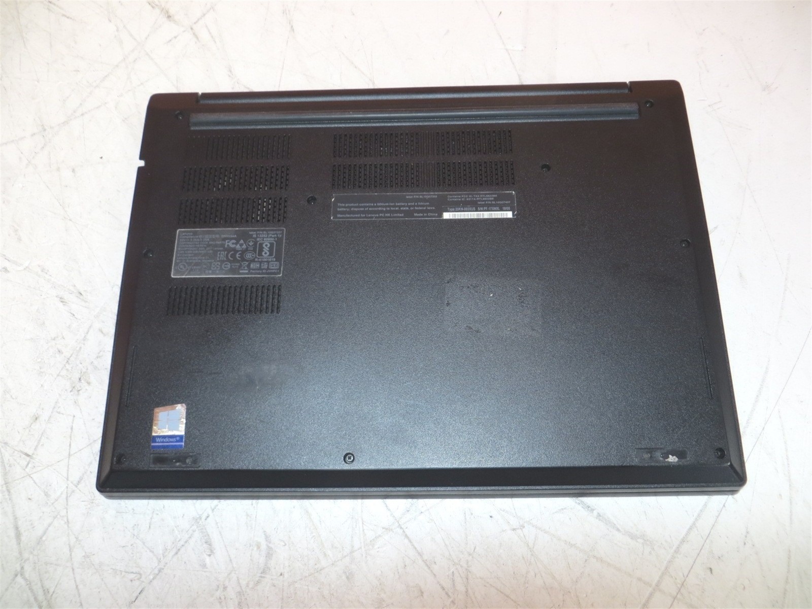 Scratched LCD Lenovo ThinkPad E480 Laptop Intel i5-8250U 1.6GHz 8GB 256GB SSD