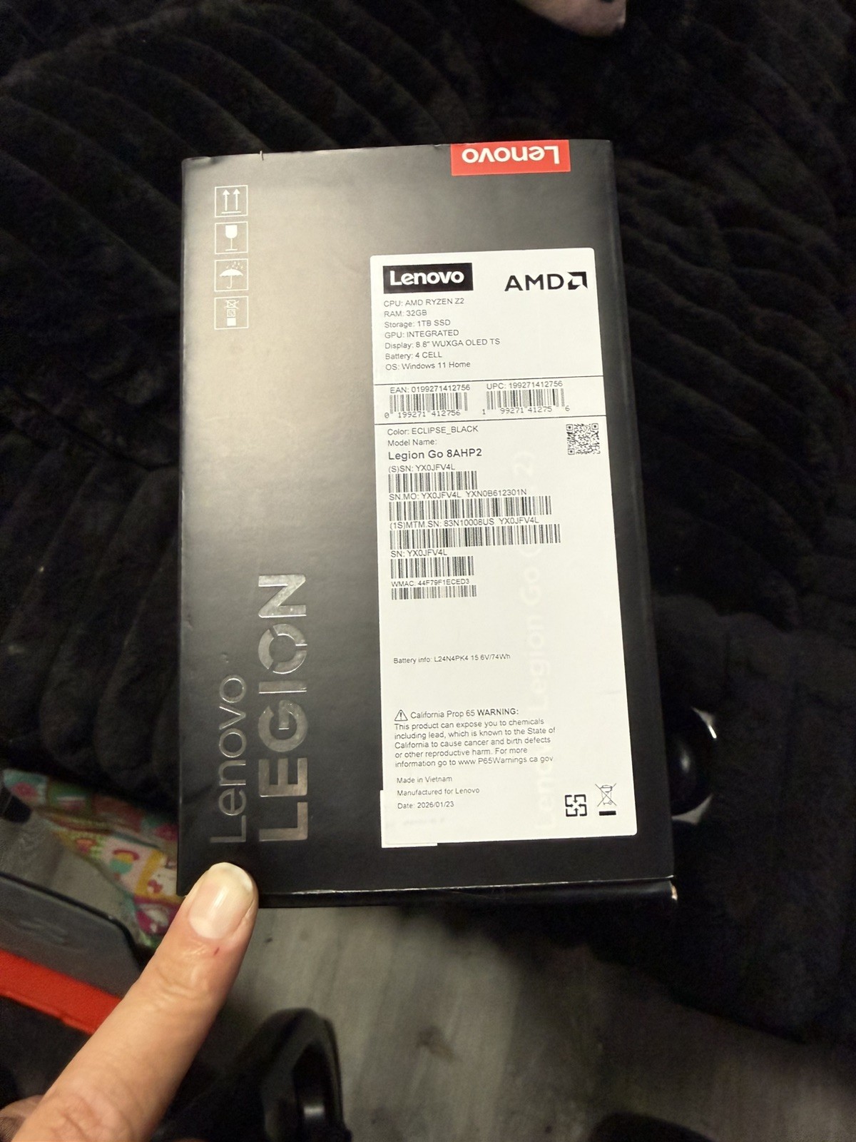Lenovo Legion Go 2 AMD Ryzen Z2 32GB 1TB