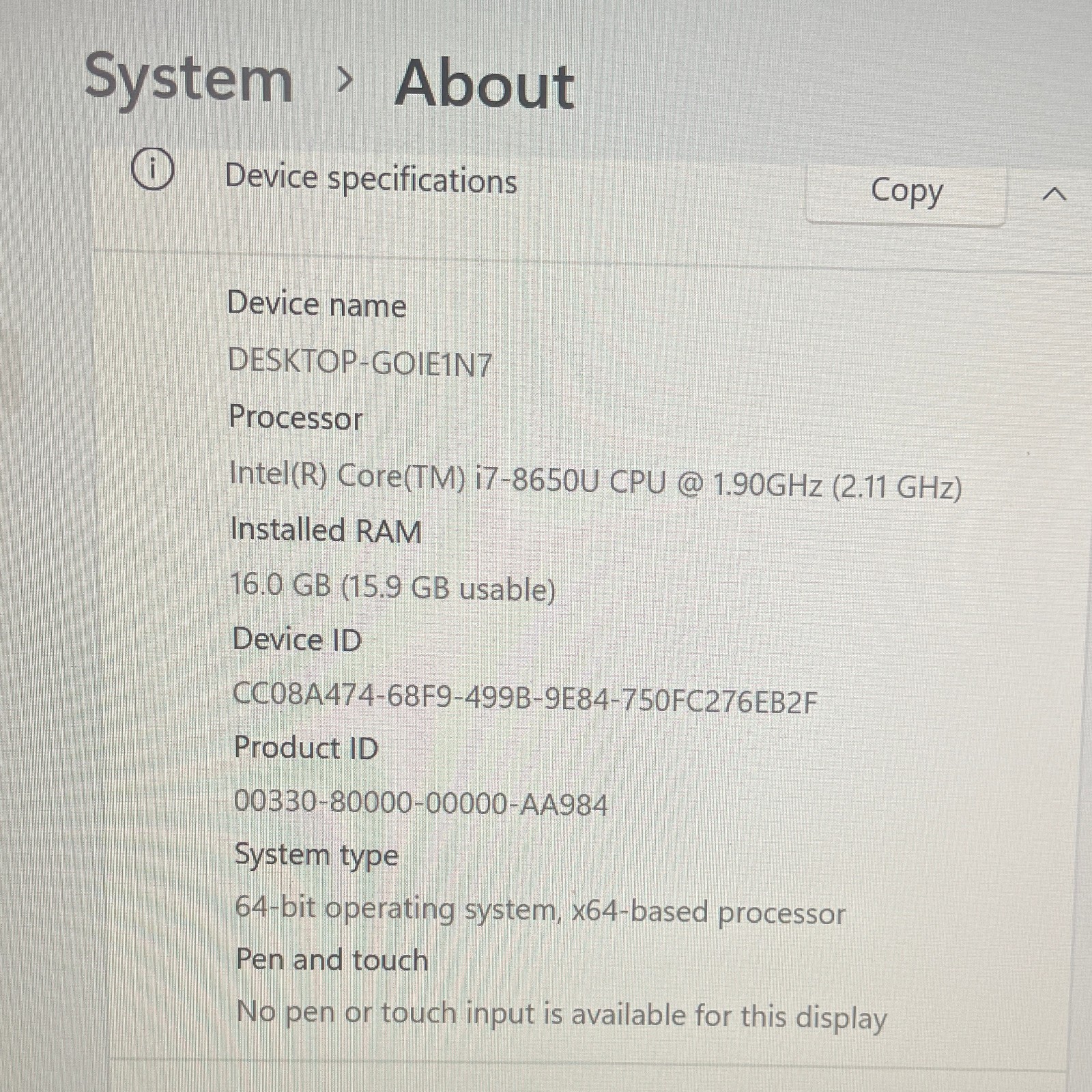 Dell 7490 14″ Laptop i7-8650U– 16GB/512gb+1tb/Win11 Pro 25H2+Office 2021-3 MORE