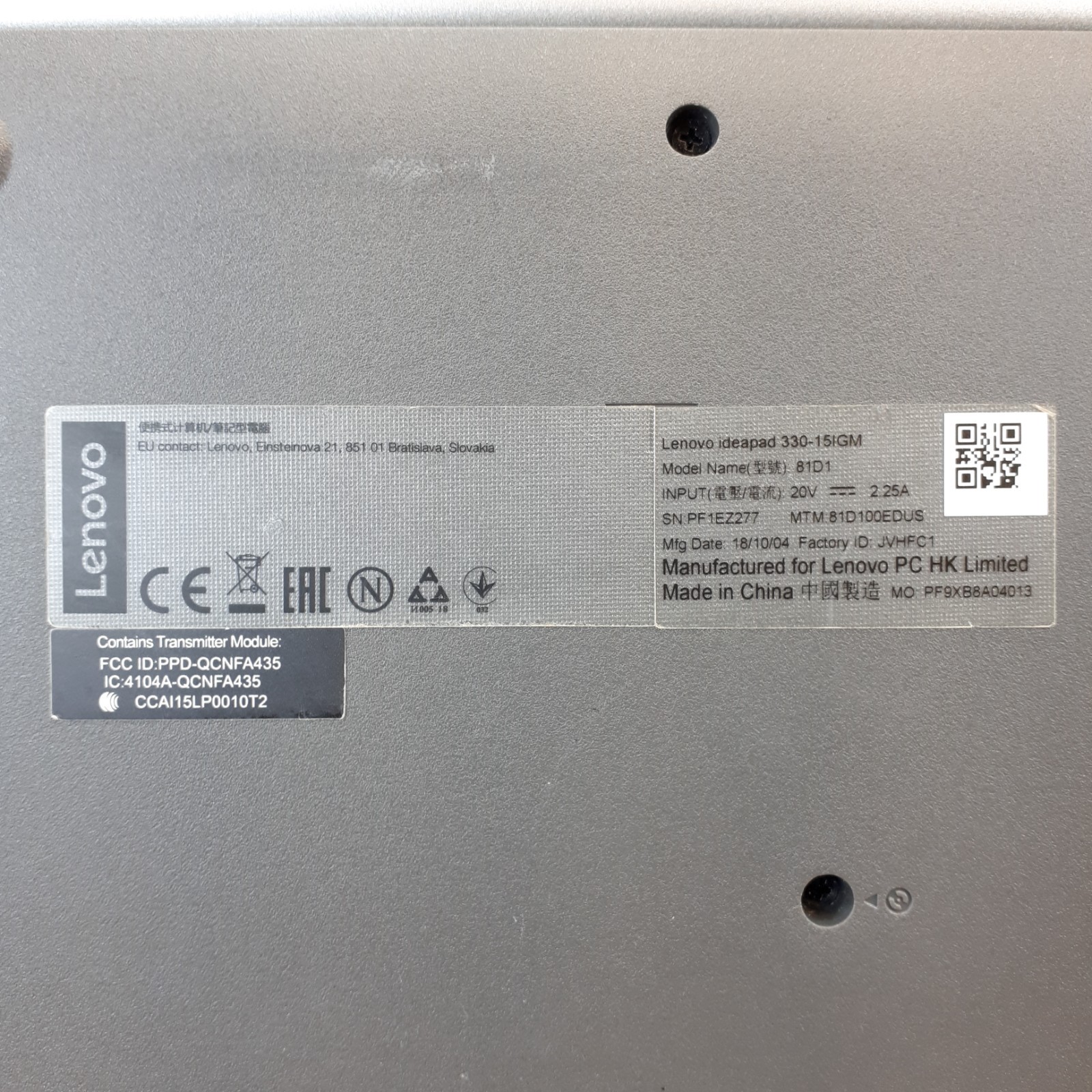 Lenovo Ideapad 330-15IGM 15.6″ Laptop Pentium Silver 4GB RAM 500GB W10H H4038