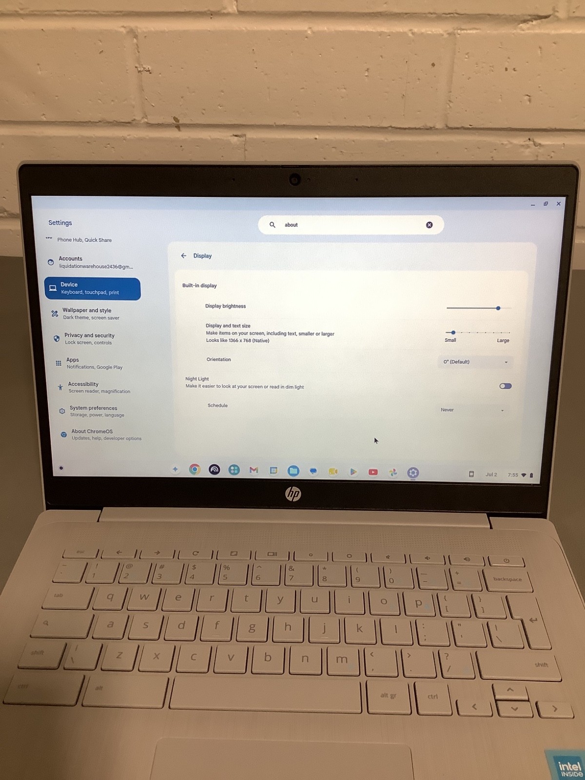HP Chromebook 14″ (64 GB eMMC, Intel Celeron, 2.6 GHz, 4 GB) Laptop