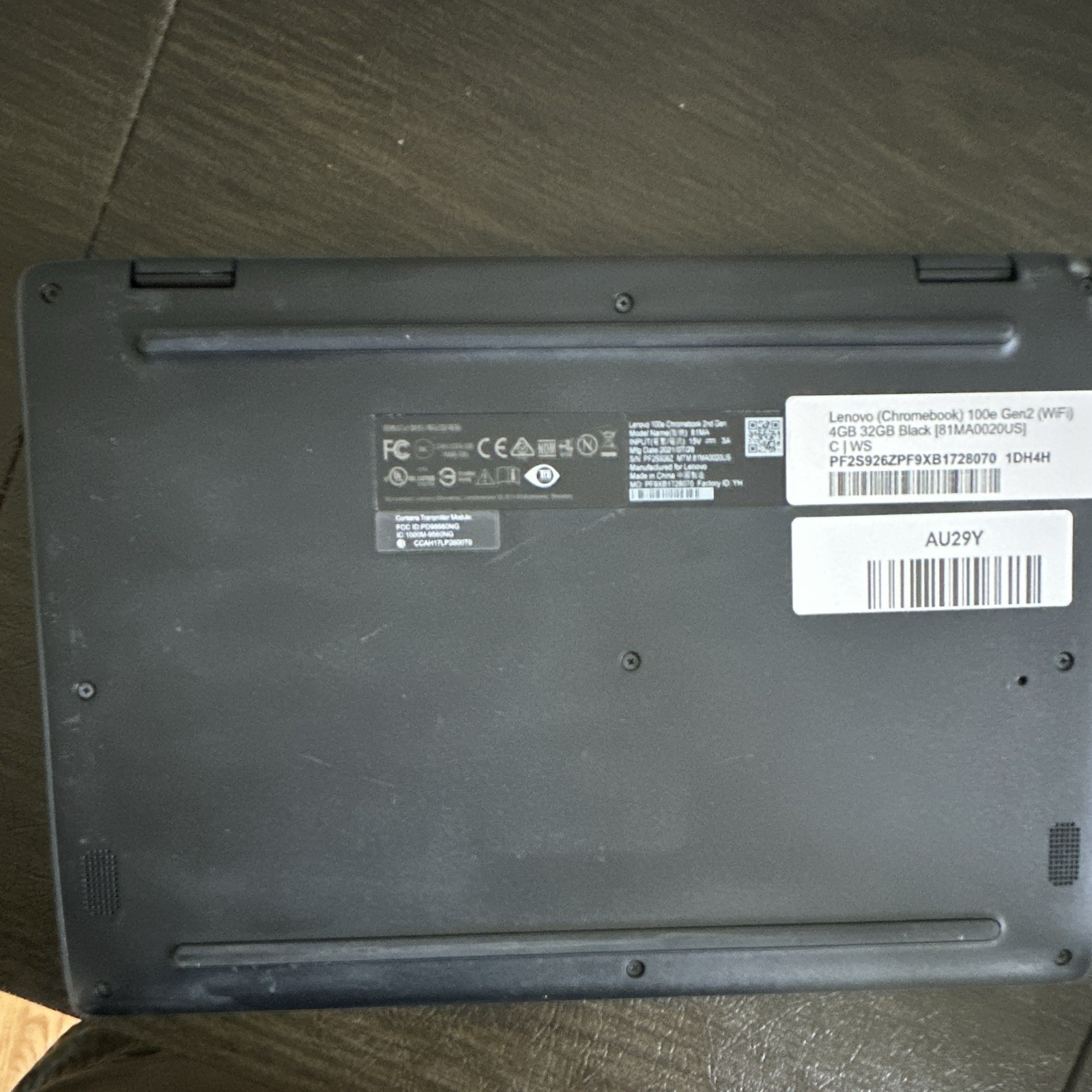 Lenovo 100e Chromebook 2nd Gen 11.6″ AMD A4-9120C 4GB 32GB Black