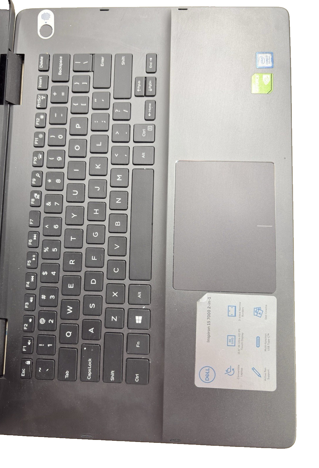 Dell Inspiron 15 7586 2-in-1 | i7-8565U 8GB RAM 512GB Windows 10 Home BAD BATT.