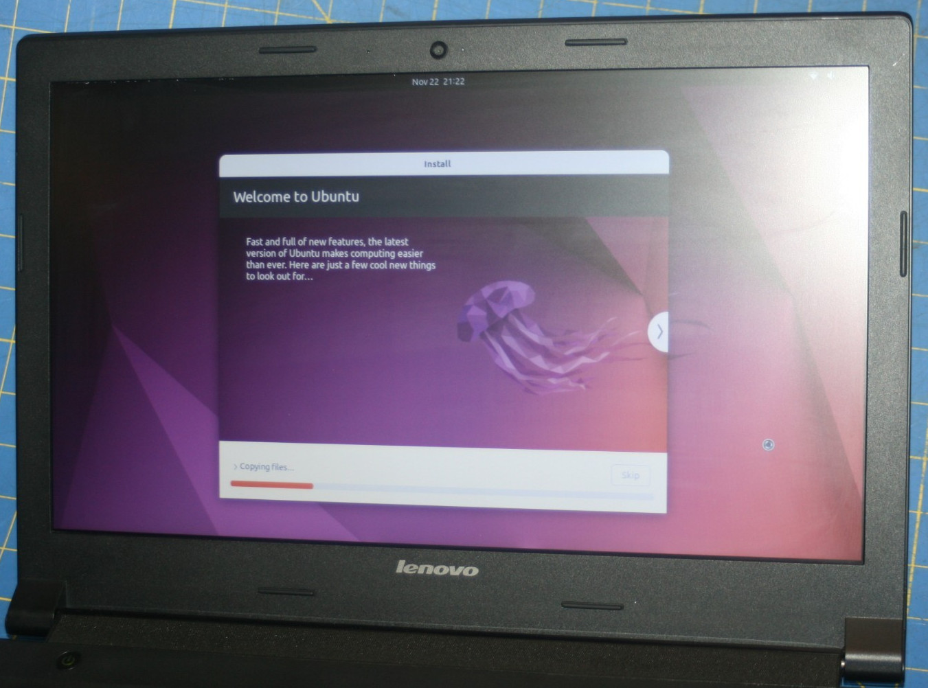Lenovo B50-80 Laptop Intel Celeron CPU 3215U 1.7GHz 4GB RAM 240GB SSD UBUNTU