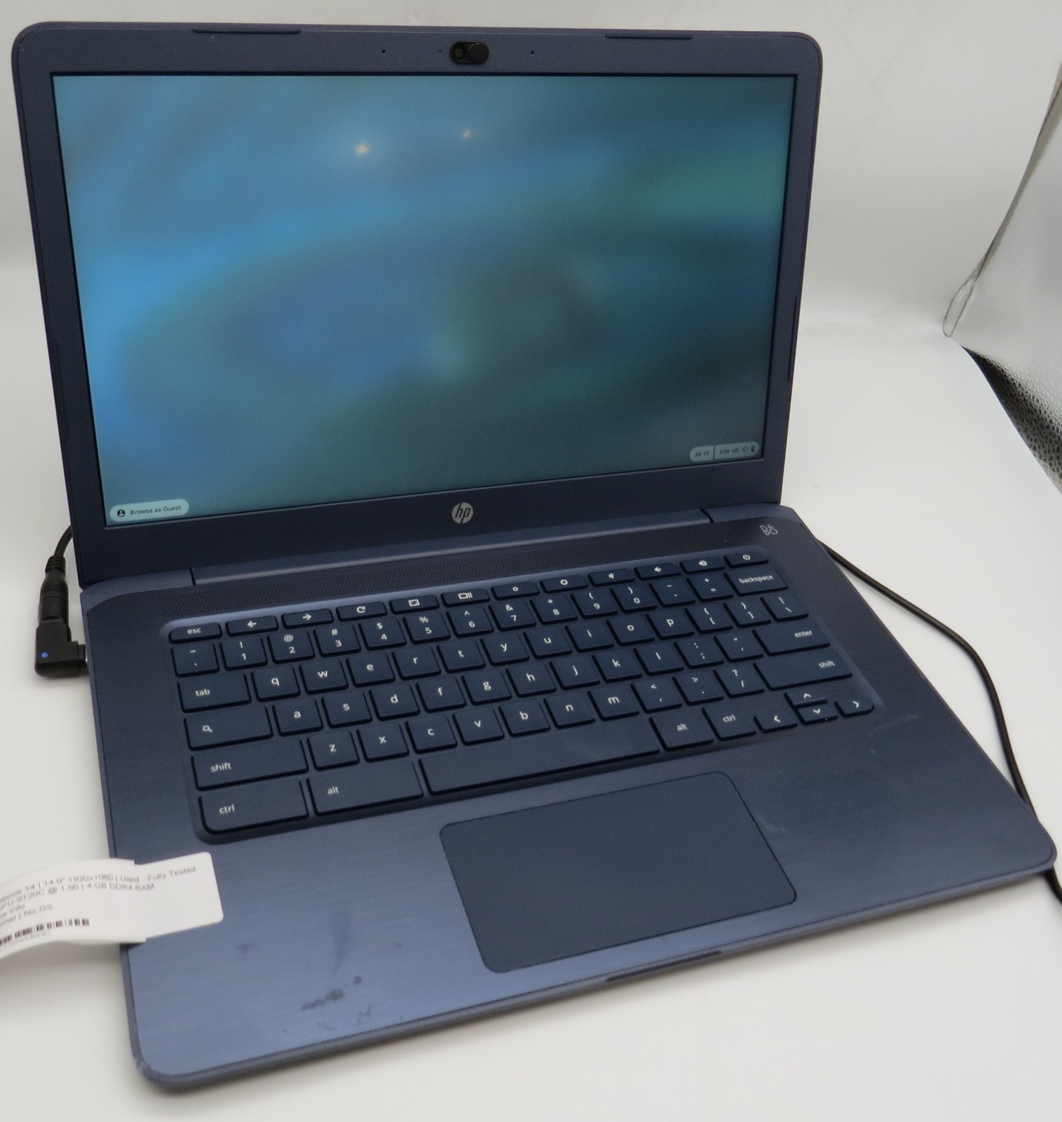 HP Chromebook 14-14″-AMD A4-APU-9120C@1.6GHz-4GB RAM-32GB internal-NO OS