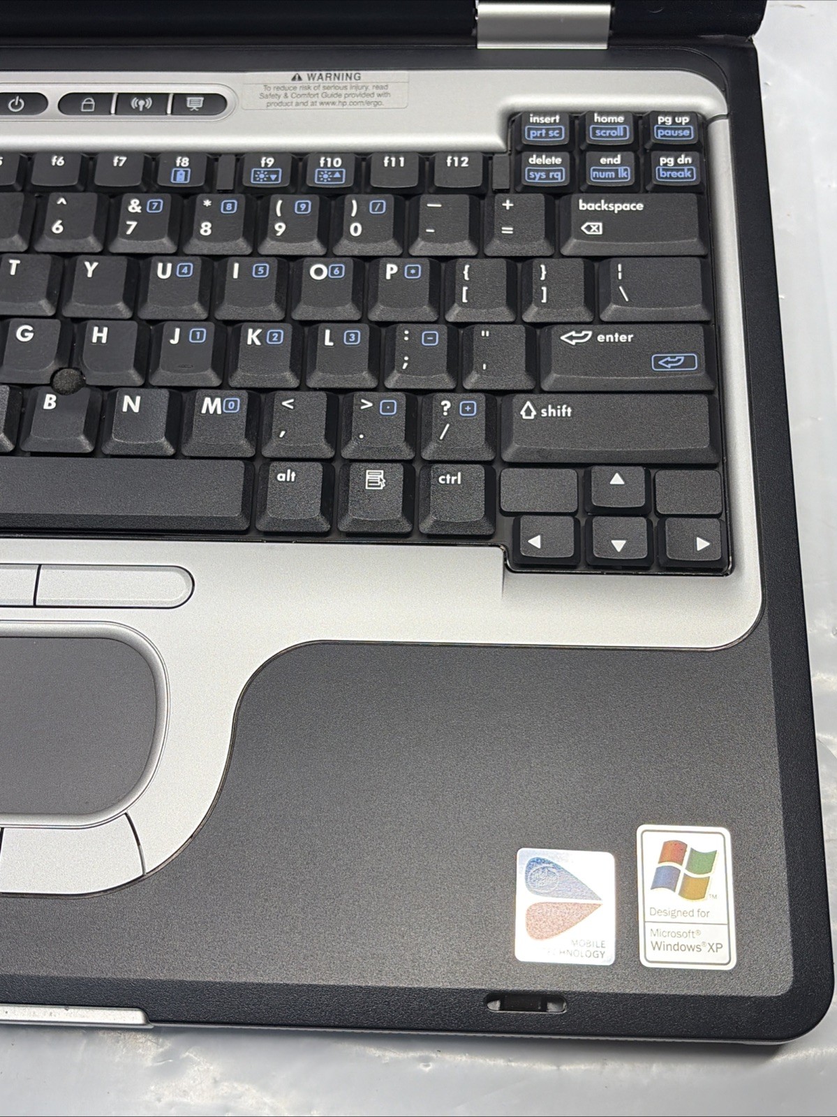 HP Compaq nc6000 Anatel T60M283.00 for Parts Or Repair, untested AS-IS condition