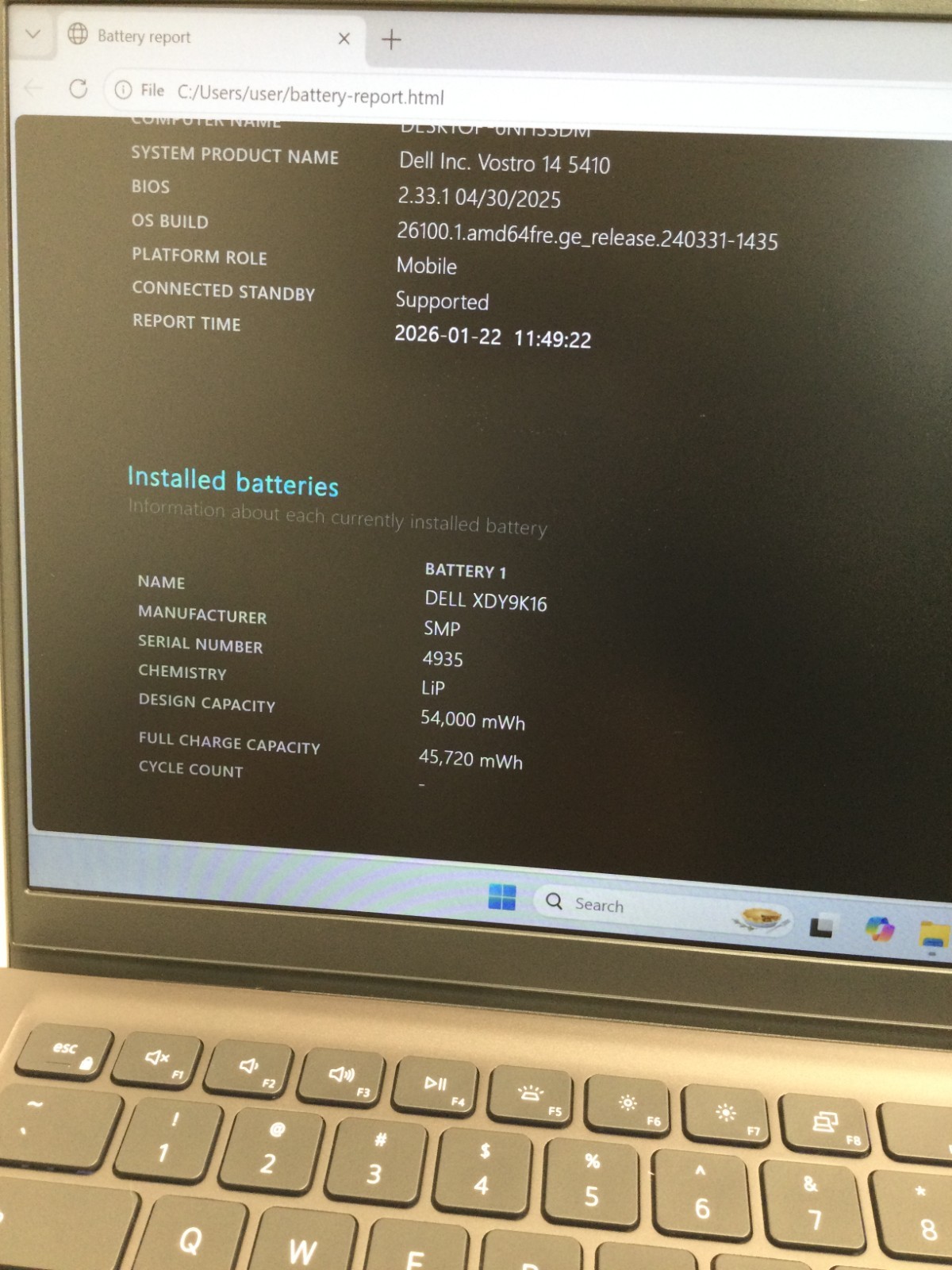 Dell Vostro 14 5410 core i5 11th gen 3.20ghz 256 gb ssd 8gb ram win 11 pro 14”